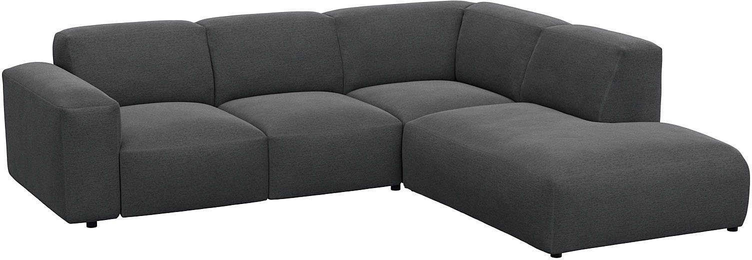 FLEXLUX Hoekbank Lucera, super zitcomfort door koudschuim in de zitting, L-vorm