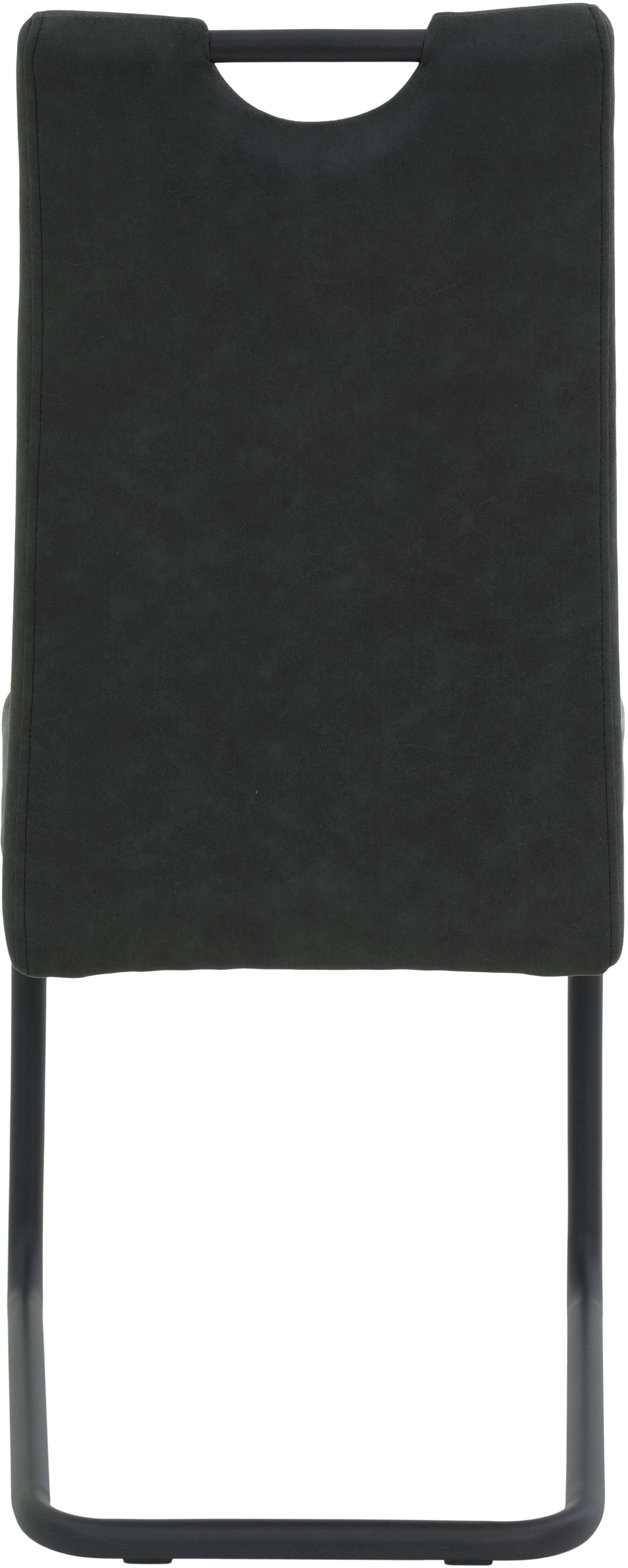 HELA Vrijdragende stoel DUNJA Schommelstoel, vintage look, met handvat, rond buisframe (set, 2 stuks)