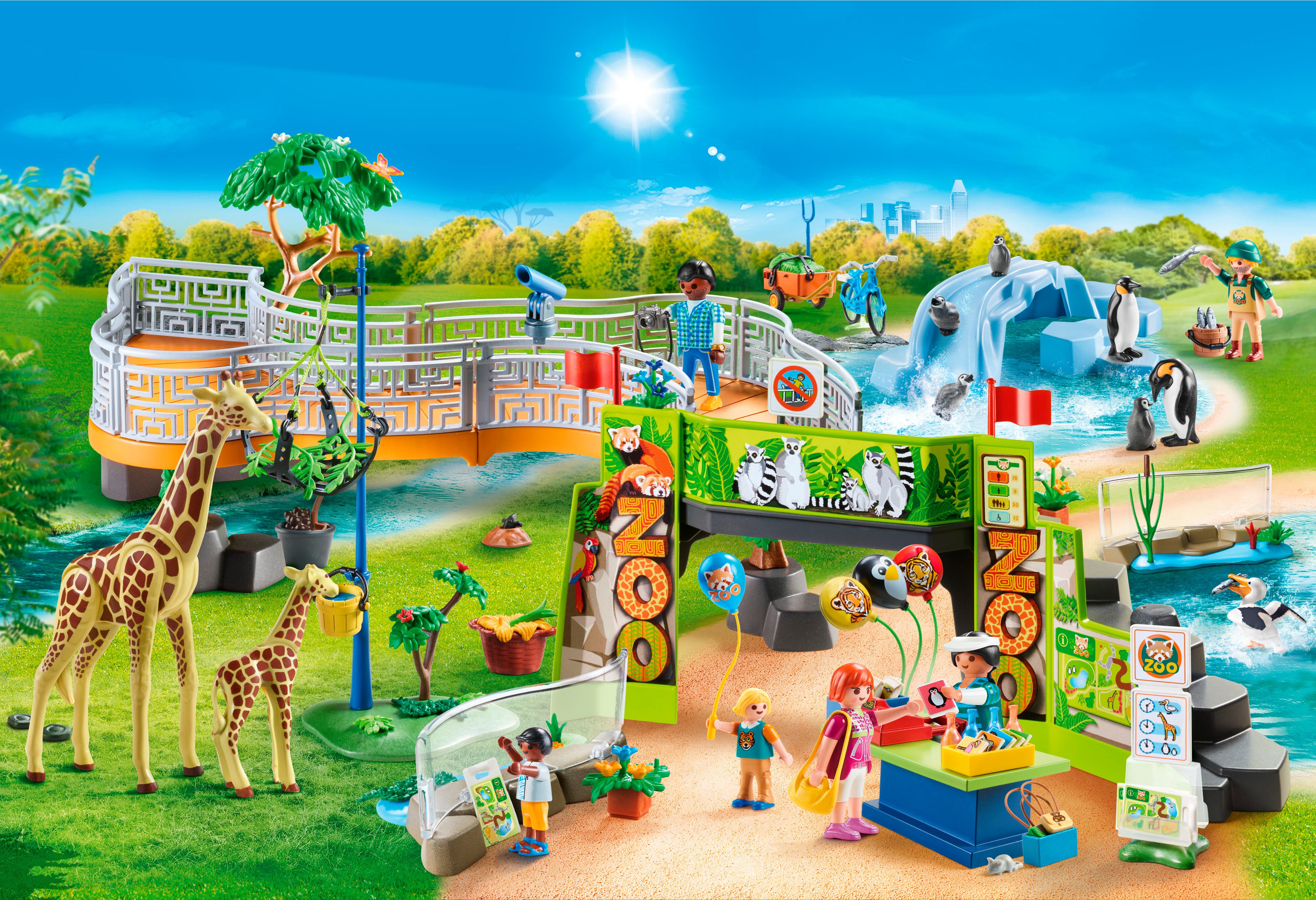 Playmobil® Constructie-speelset Mijn Grote Avonturen-Dierentuin (71600), My Life, 50 jaar (215-delig)