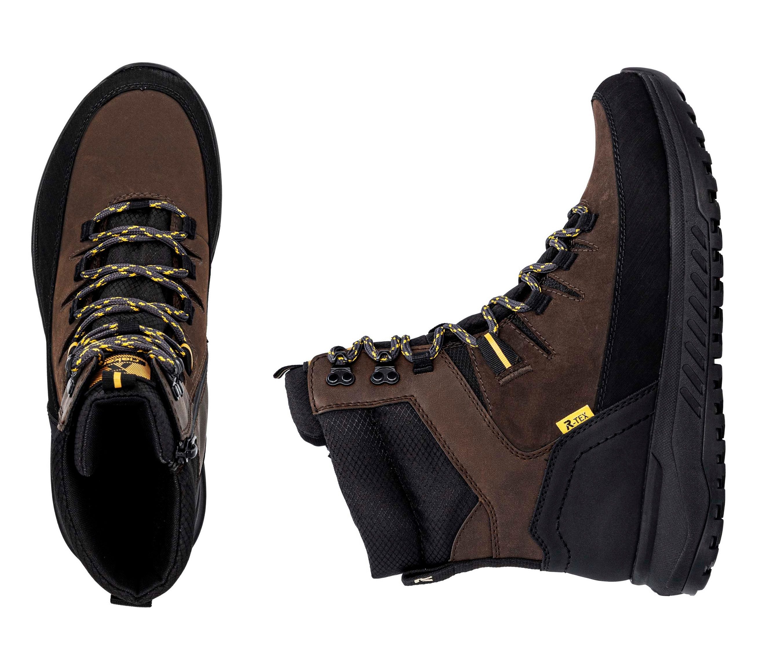RIEKER Sport Winterlaarzen sneeuwlaarzen, outdoor enkellaars in comfortabele vorm, tex-membraan