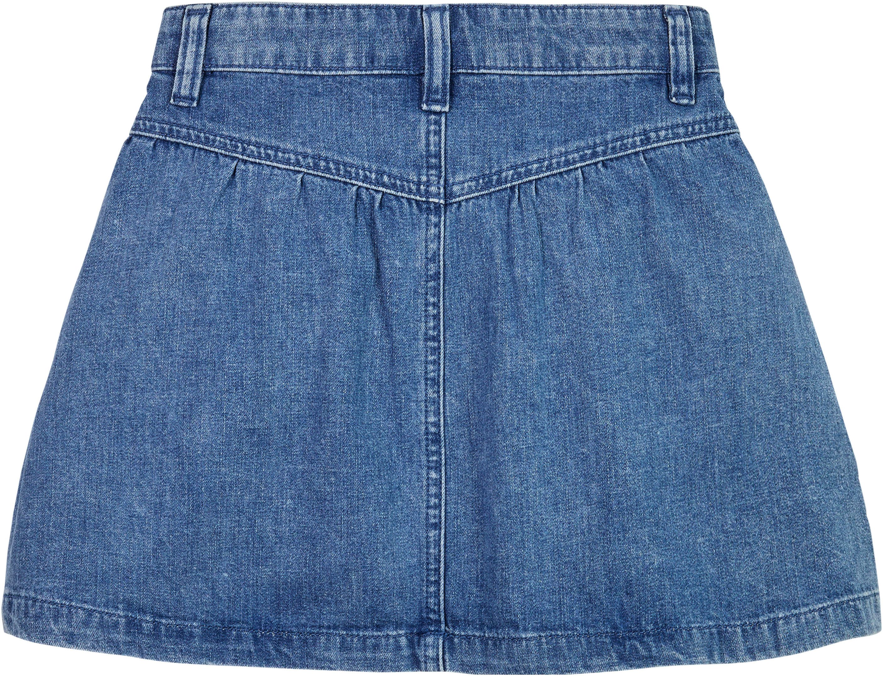 Tommy Hilfiger Rok in a-lijn DENIM FRONT YOKE DETAIL SKIRT