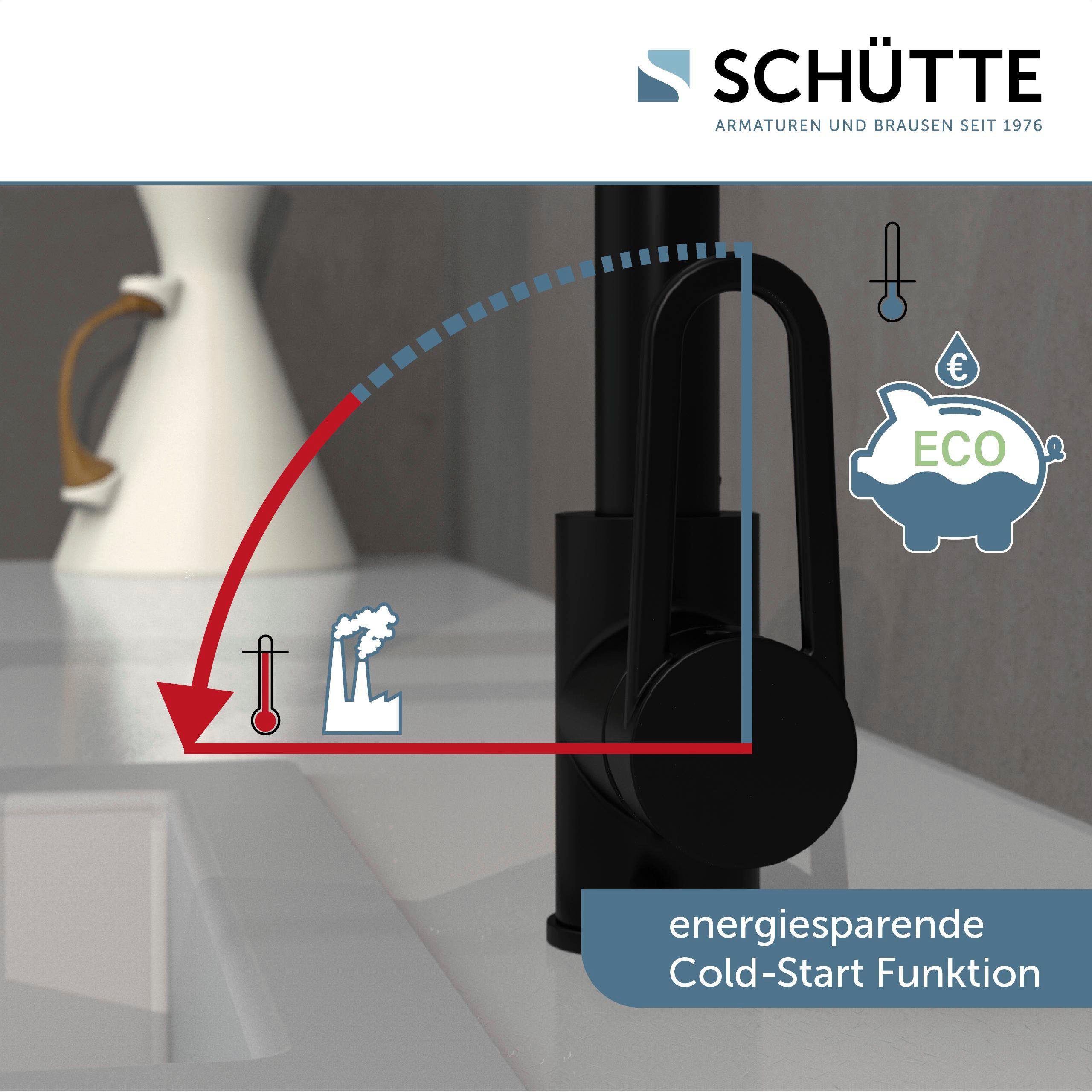 Schütte Gootsteen kraan Design met sproeikop, uittrekbaar, draaibaar, hoge druk