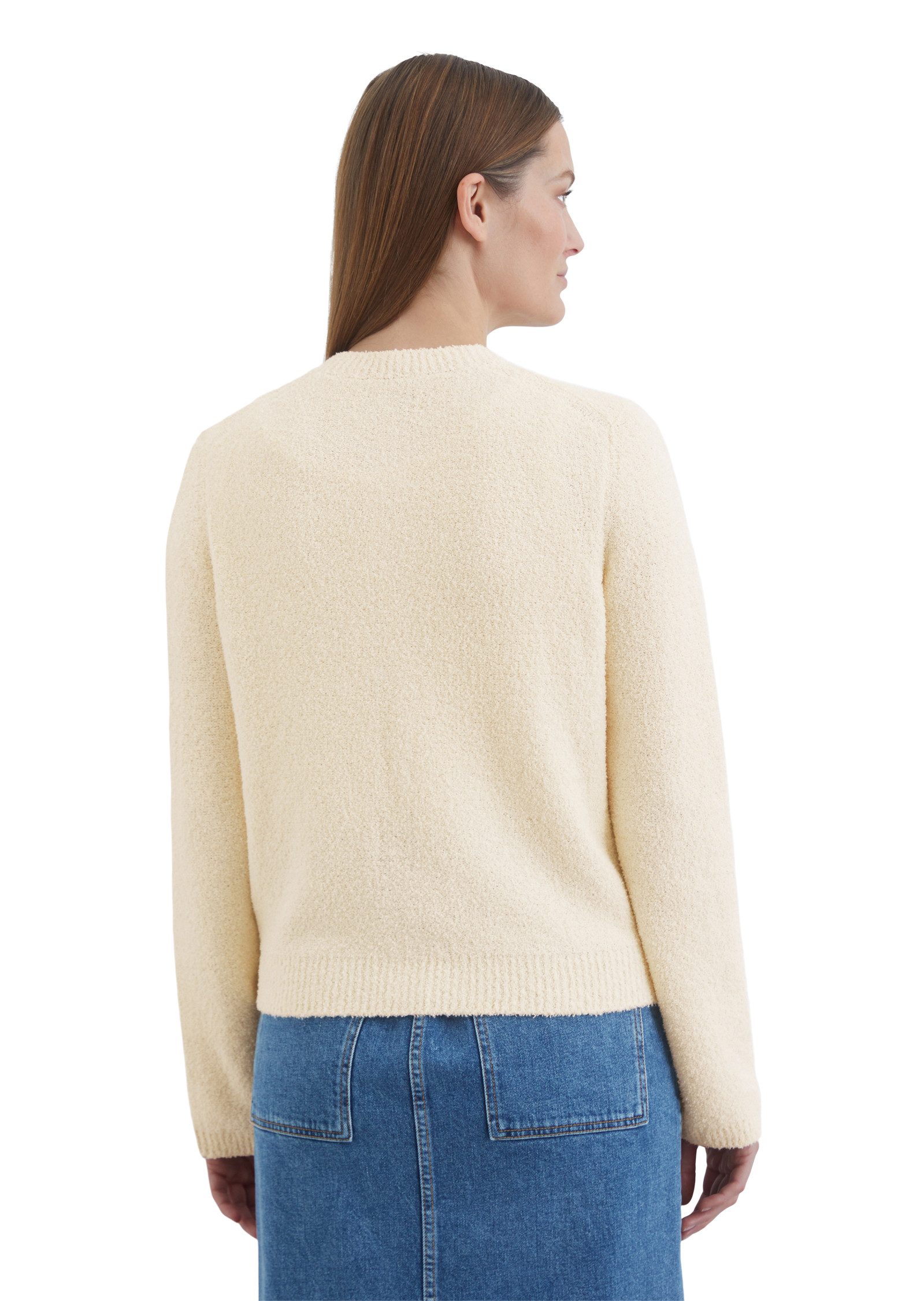 Marc O'Polo Cardigan de haptiek: superzacht met fijne curly-oppervlak