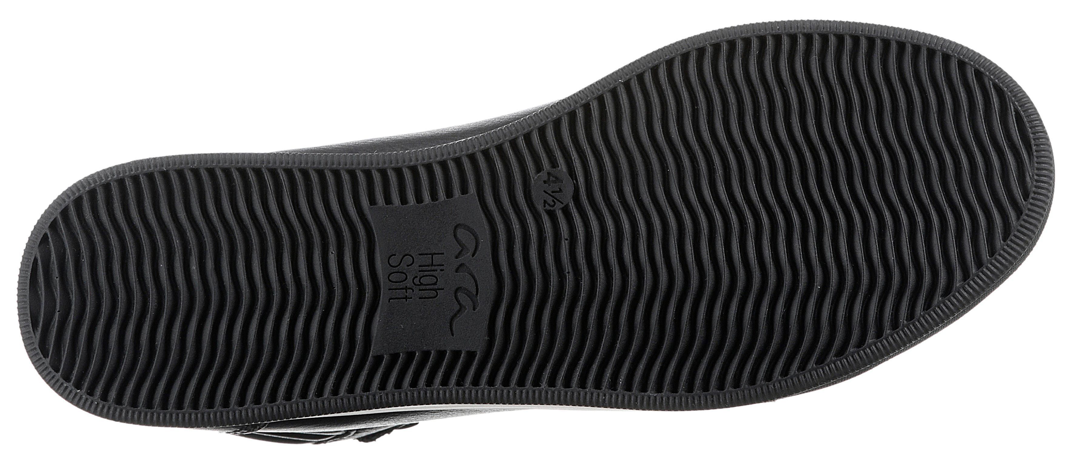 Ara Hoge veterschoenen Rome sleehak, high top-sneaker, vrijetijdsschoen in schoenwijdte g = breed