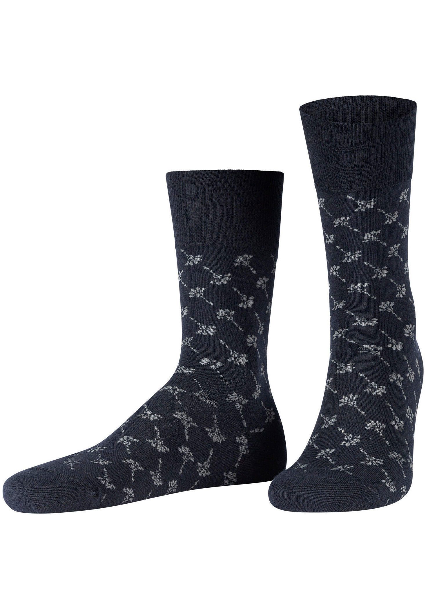 OTTO JOOP! Sokken Premium Essentials, versterkte hiel, duurzaam, comfortabel (Set van 2) jongens sokken maat 43-46 blauw