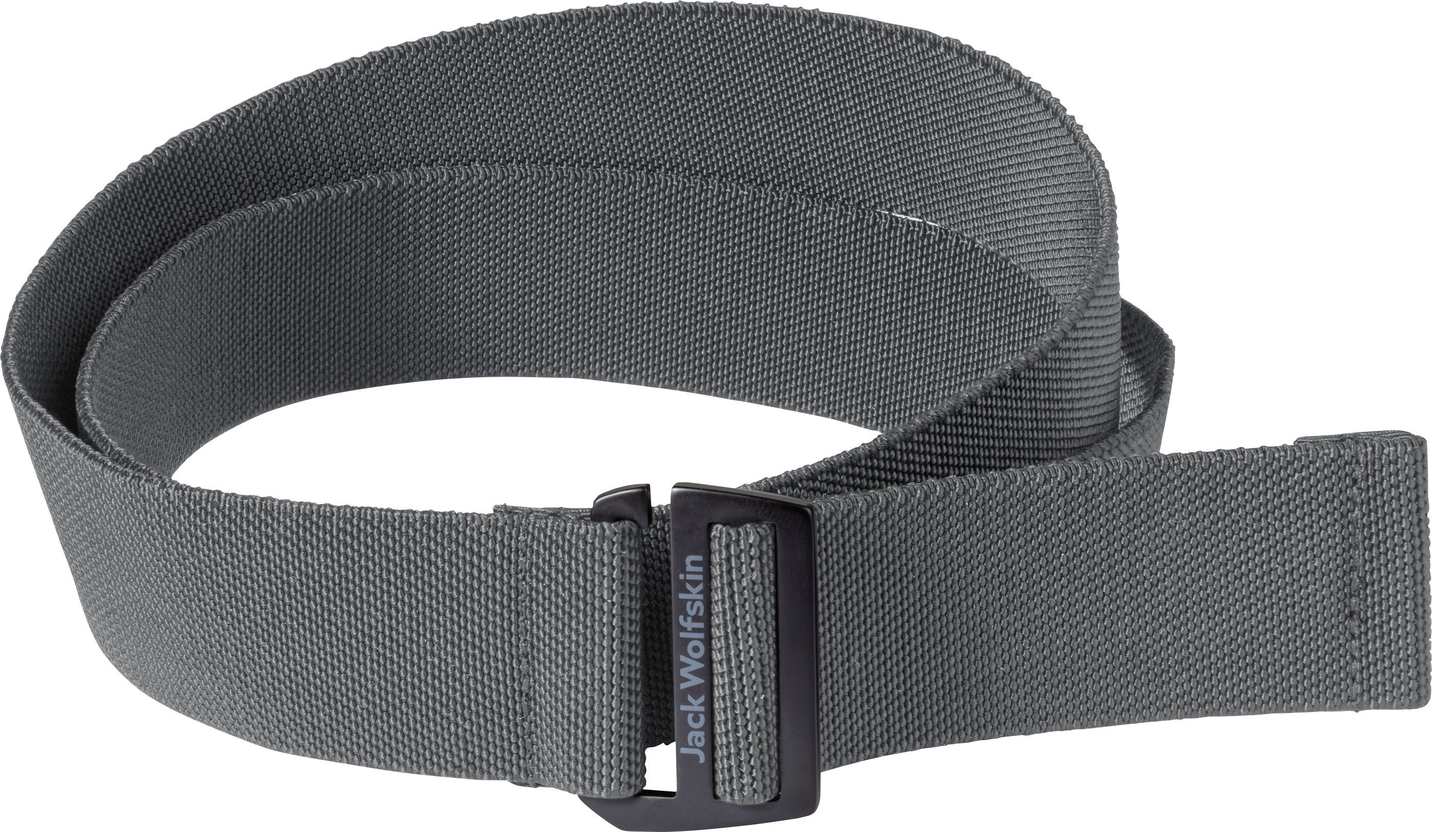 Jack Wolfskin Synthetische riem LIGHT BELT unisex riemen maat 110 grijs