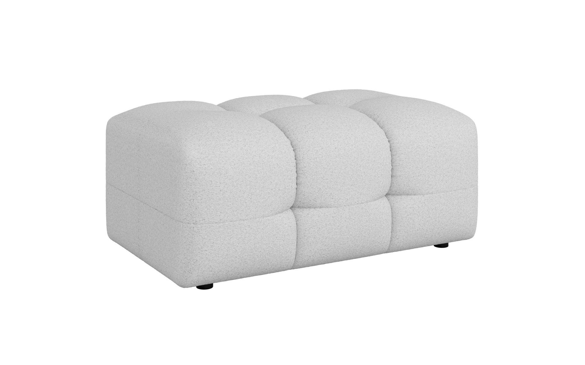 INOSIGN Hocker Manilla, trendy stiksels, passend bij de serie, B/D/H 100/68/45 cm