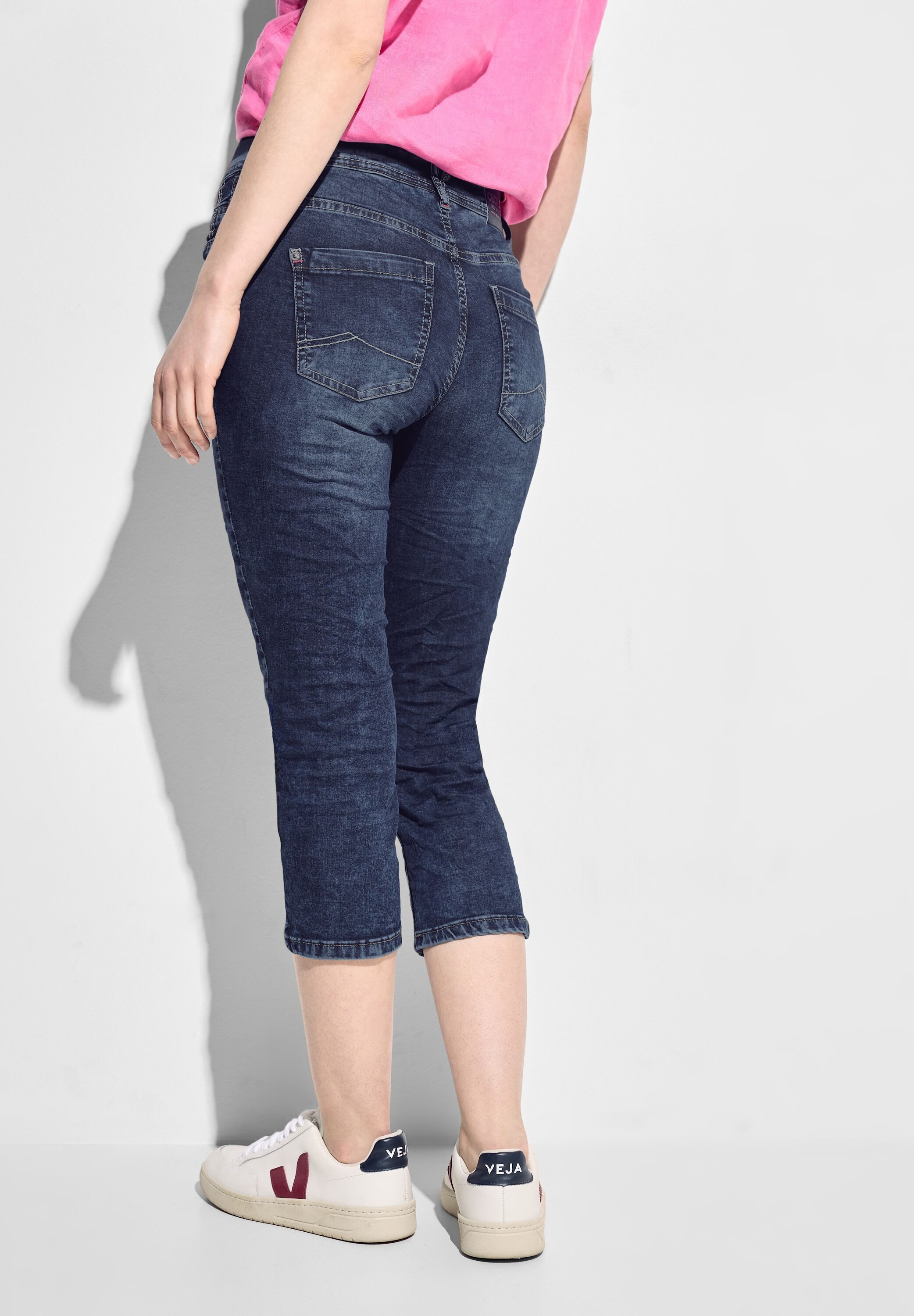 Cecil 3/4 jeans met used-look