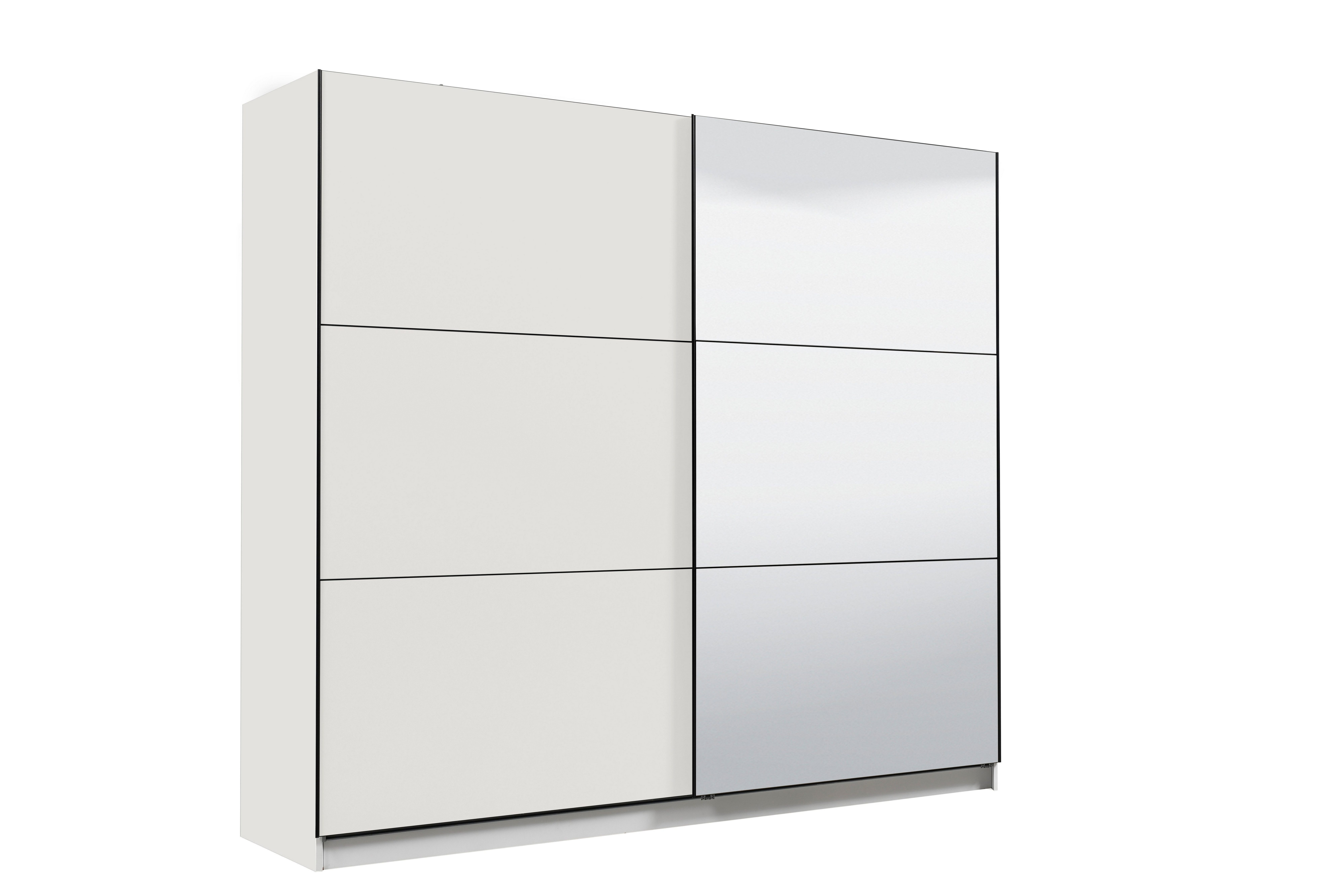 INOSIGN Zweefdeurkast Sierra kledingkast met spiegel linnenkast garderobe Topseller INCLUSIEF interne indeling, FSC®-gecertificeerd, OTTOs Choice