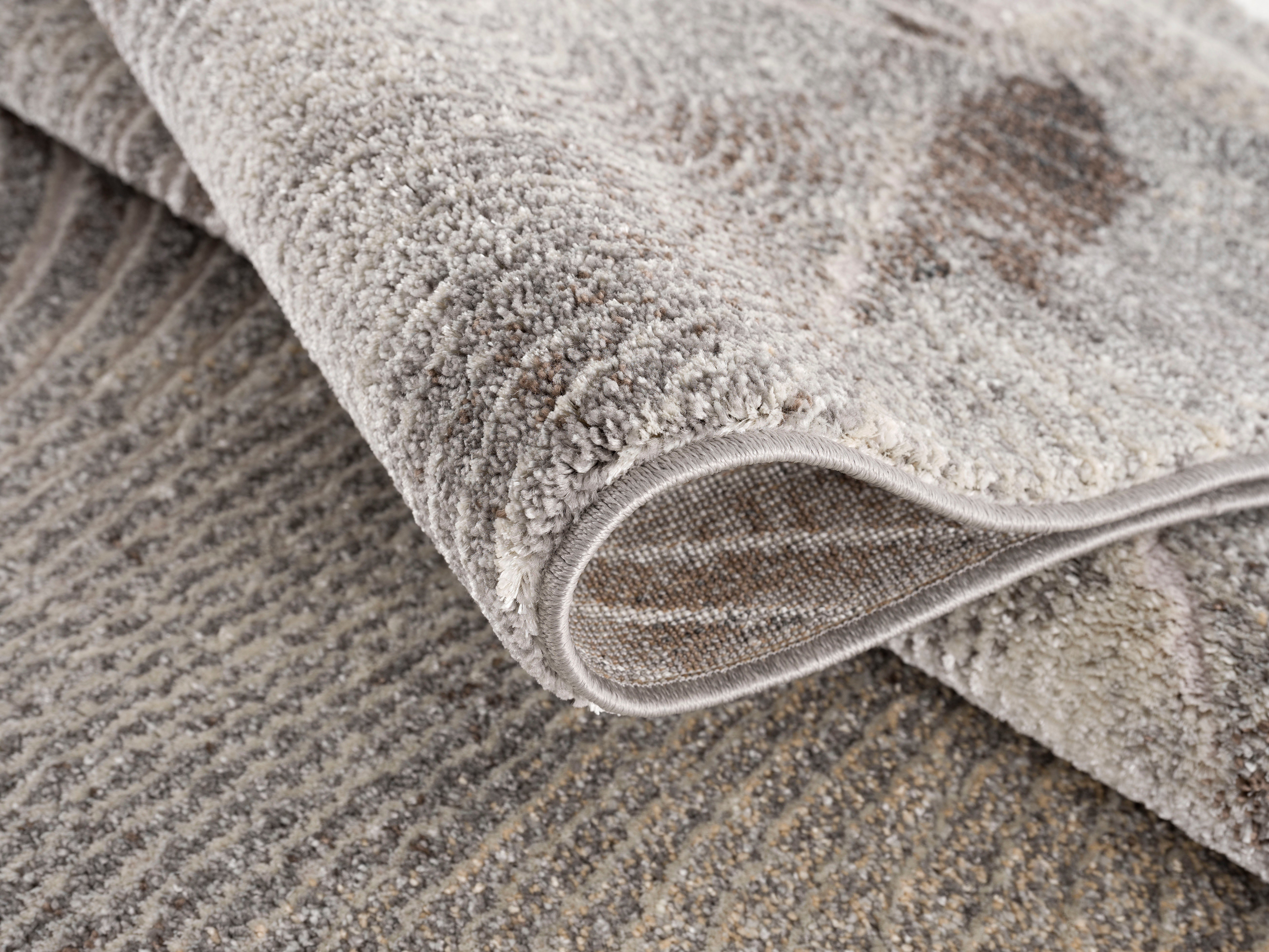 Home affaire Vloerkleed Falco met glansgaren, korte pool, het ideale vloerkleed voor woonkamer & slaapkamer