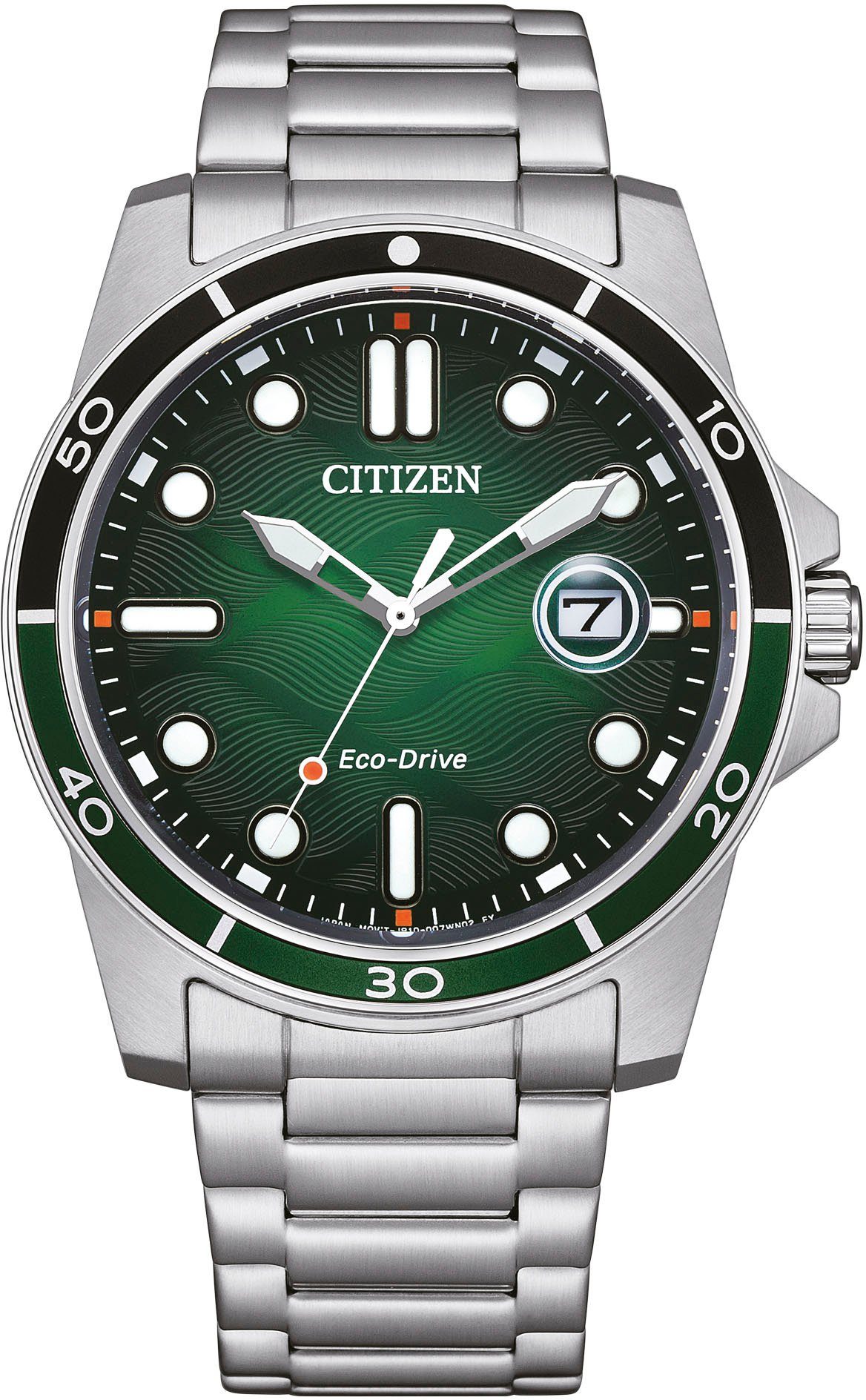 Citizen Solarhorloge AW1811-82X Horloge, herenhorloge, roestvrijstalen band, tot 10 bar...