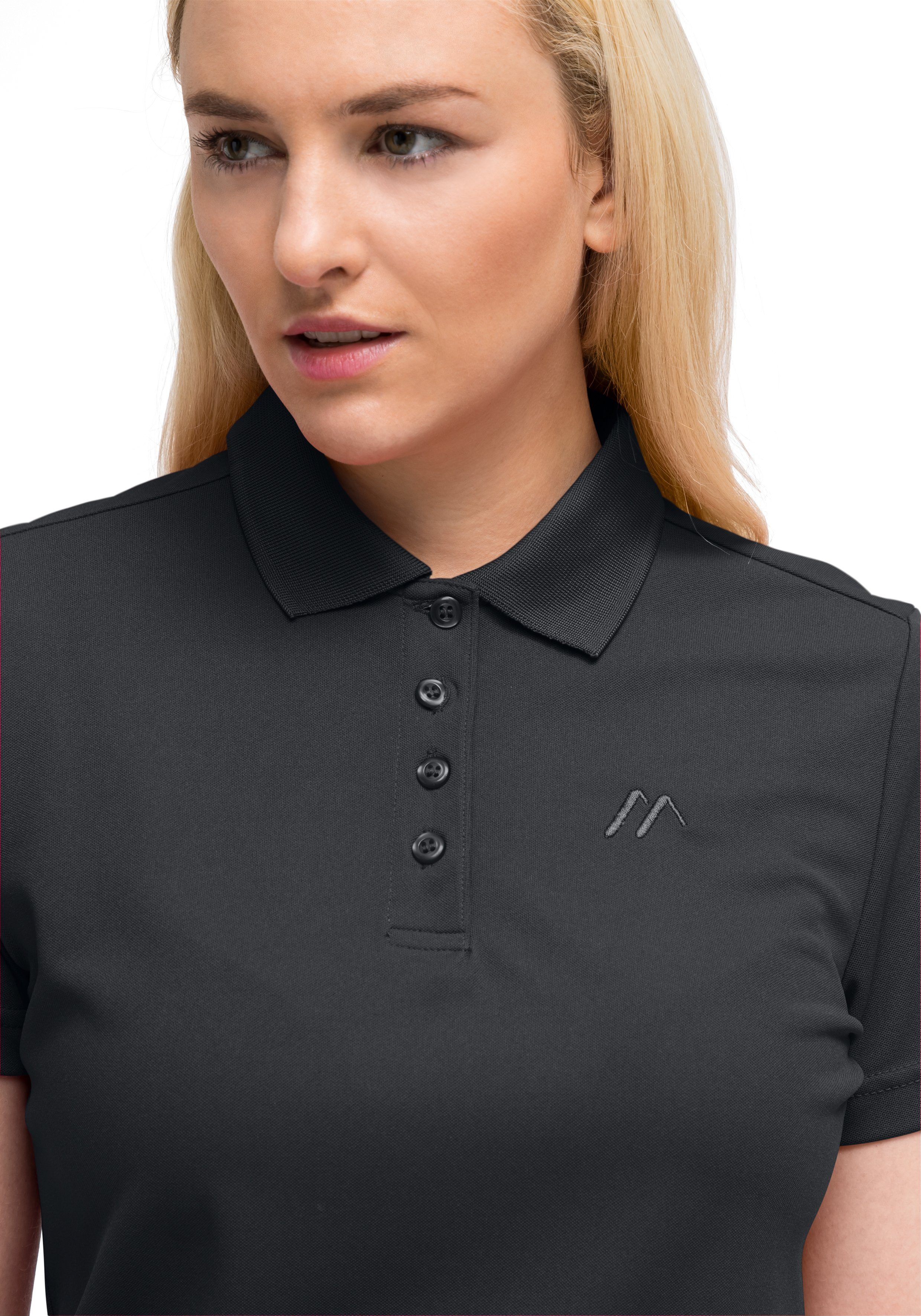 Maier Sports Functioneel shirt Ulrike Dames polo, pique poloshirt, snel drogend outdoor-shirt