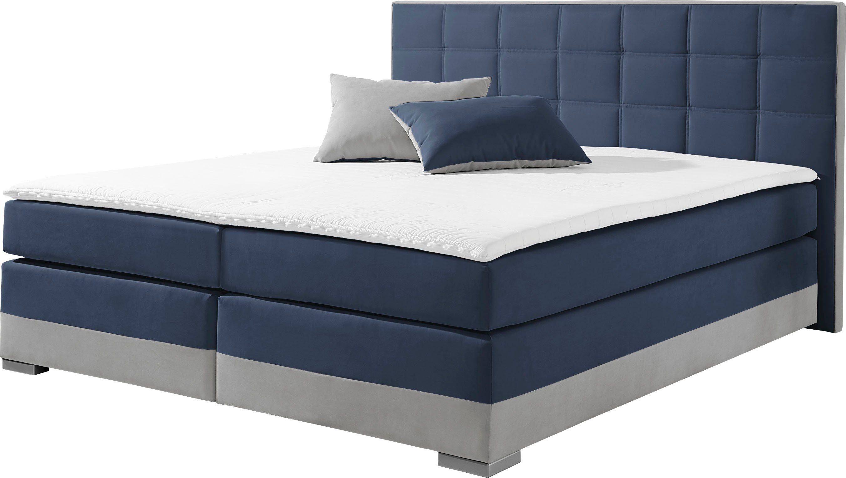 INOSIGN Boxspring inclusief topmatras en tweezijdig te gebruiken kussen