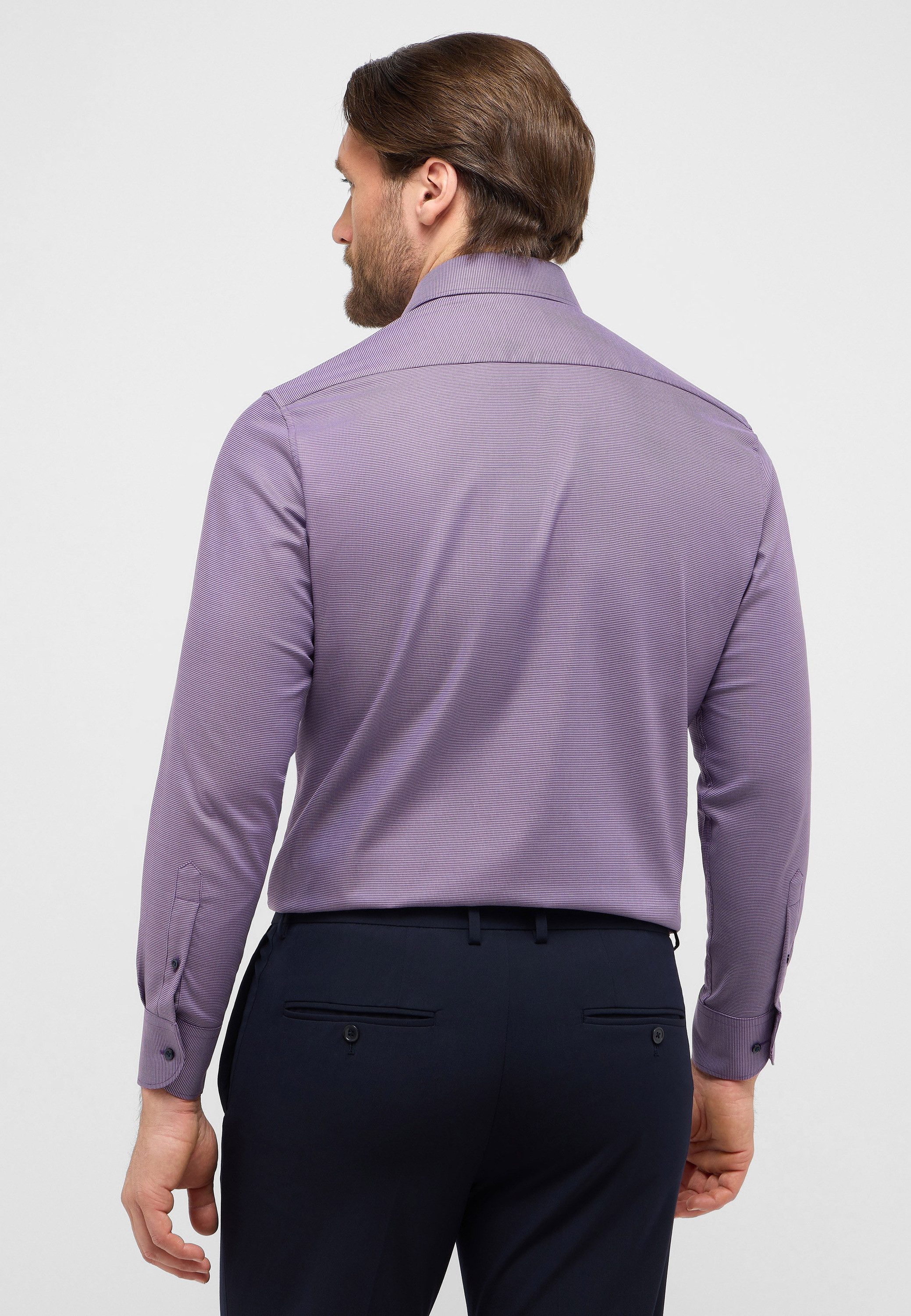 Eterna Overhemd met lange mouwen Comfort fit NON IRON (strijkvrij)