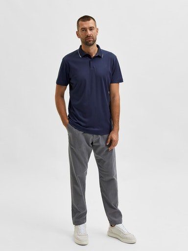 SELECTED HOMME Poloshirt SLHLEROY COOLMAX SS POLO NOOS