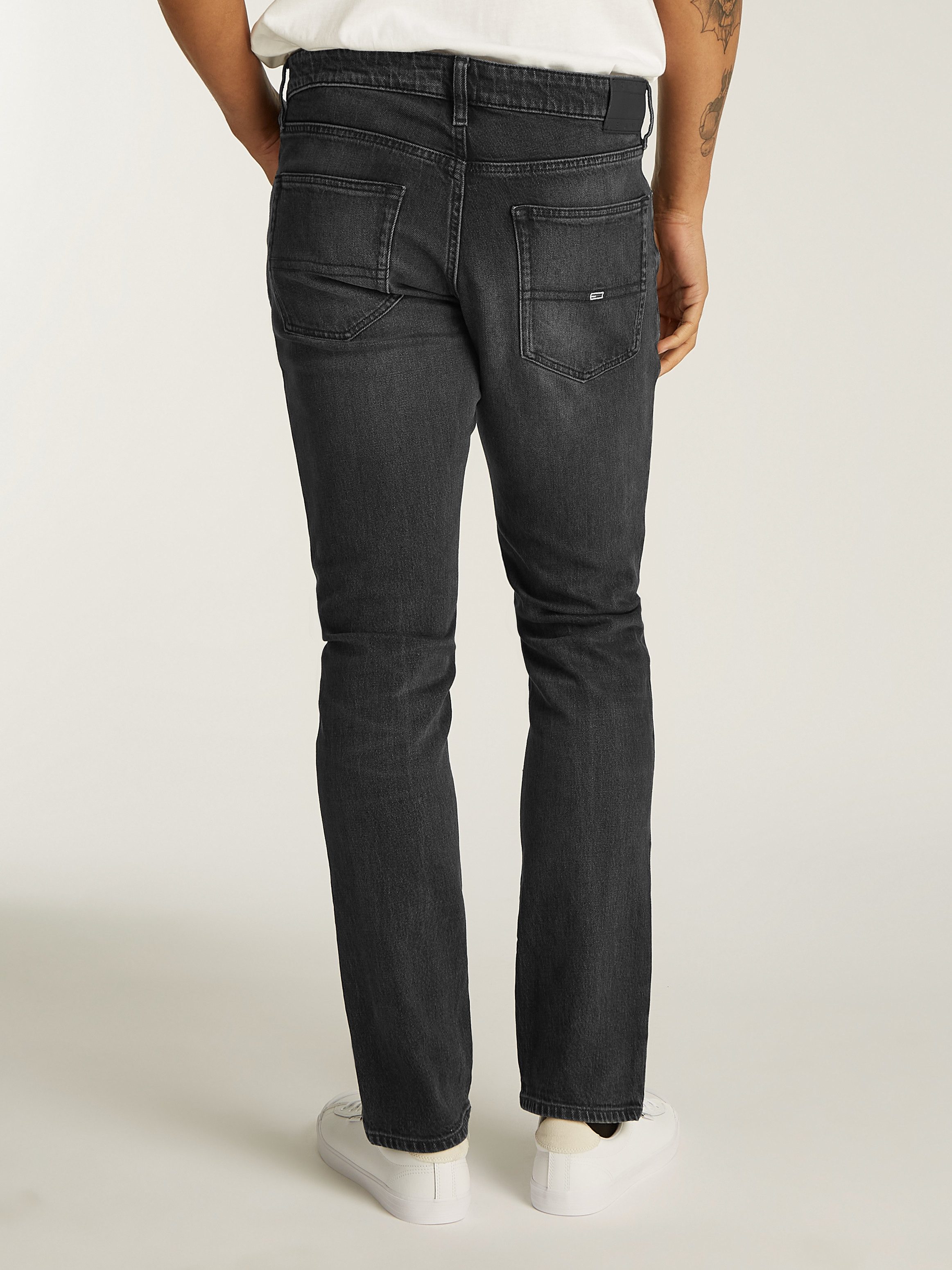 TOMMY JEANS Slim fit jeans Scanton Slim Denim met logoborduursels
