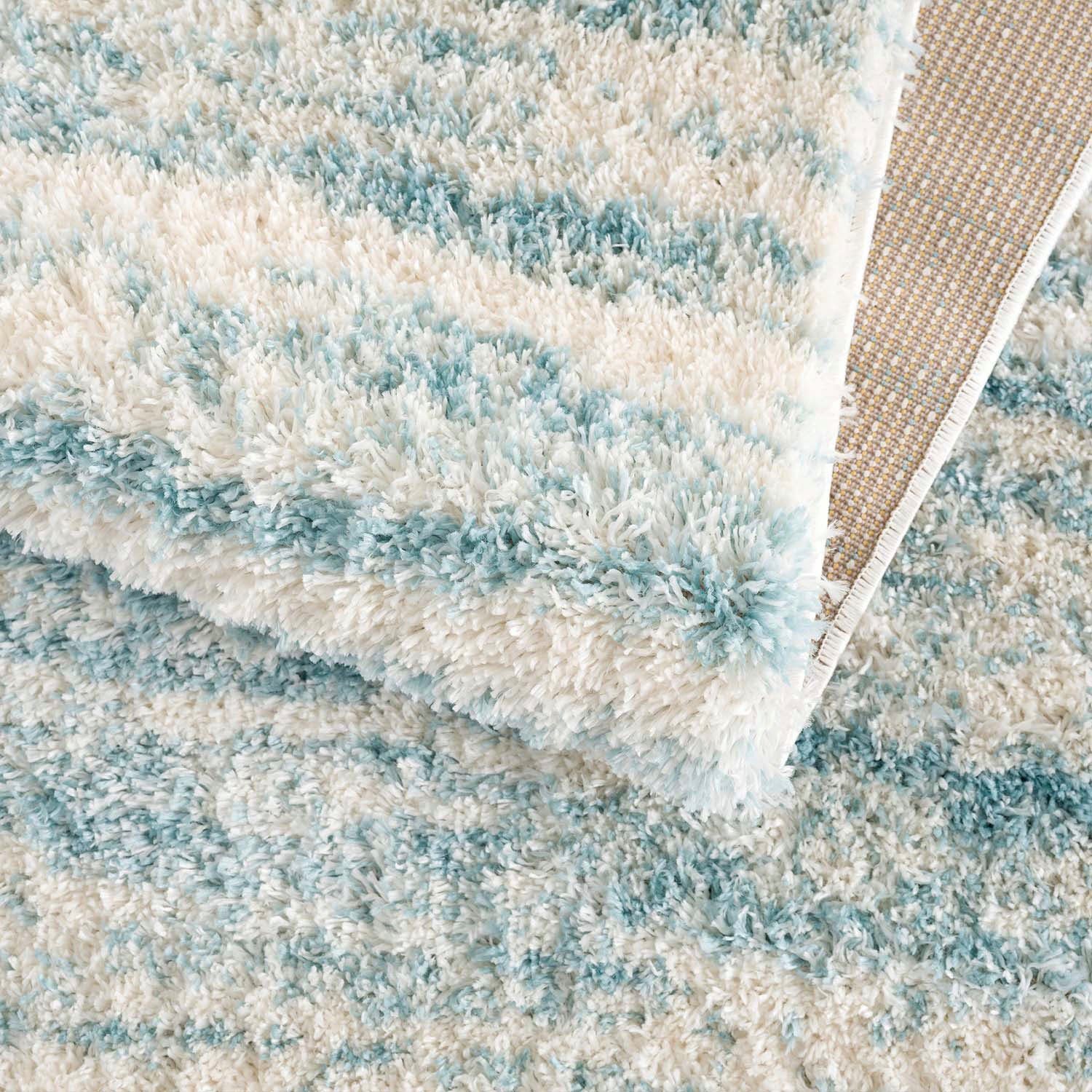 Carpet City Hoogpolig vloerkleed Pulpy 524 bijzonder zacht, mêlee, ideaal voor woonkamer & slaapkamer