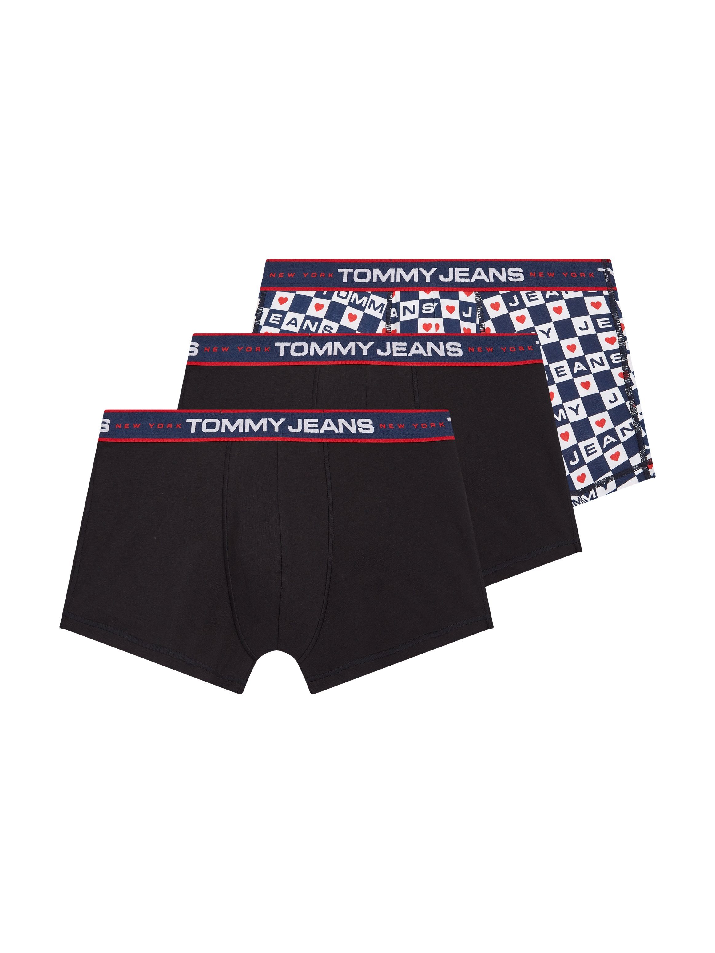 Tommy Hilfiger Underwear Trunk 3P TRUNK PRINT met elastische logoband (3 stuks Set van 3)