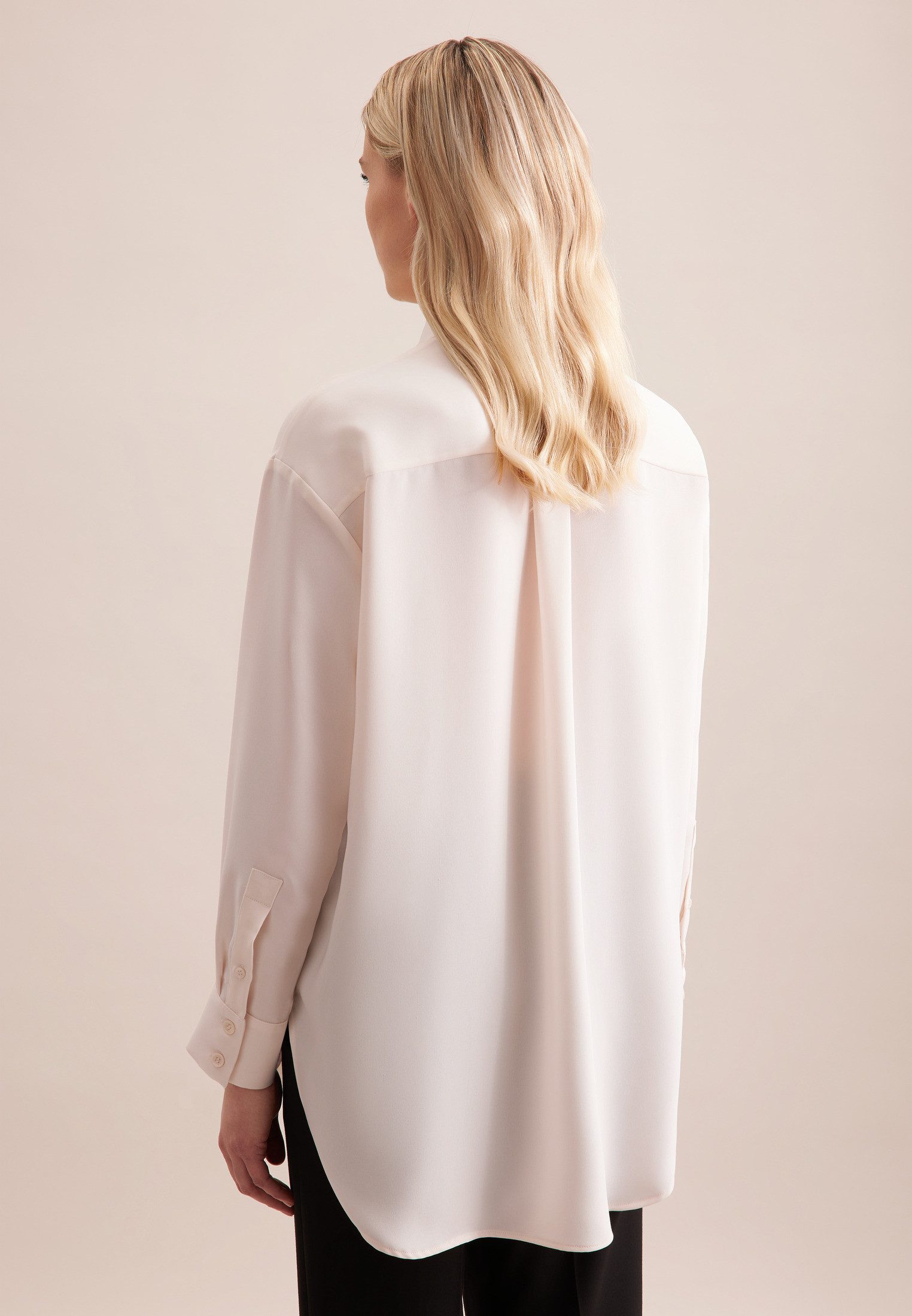 seidensticker Overhemdblouse 1/1 kraag uni