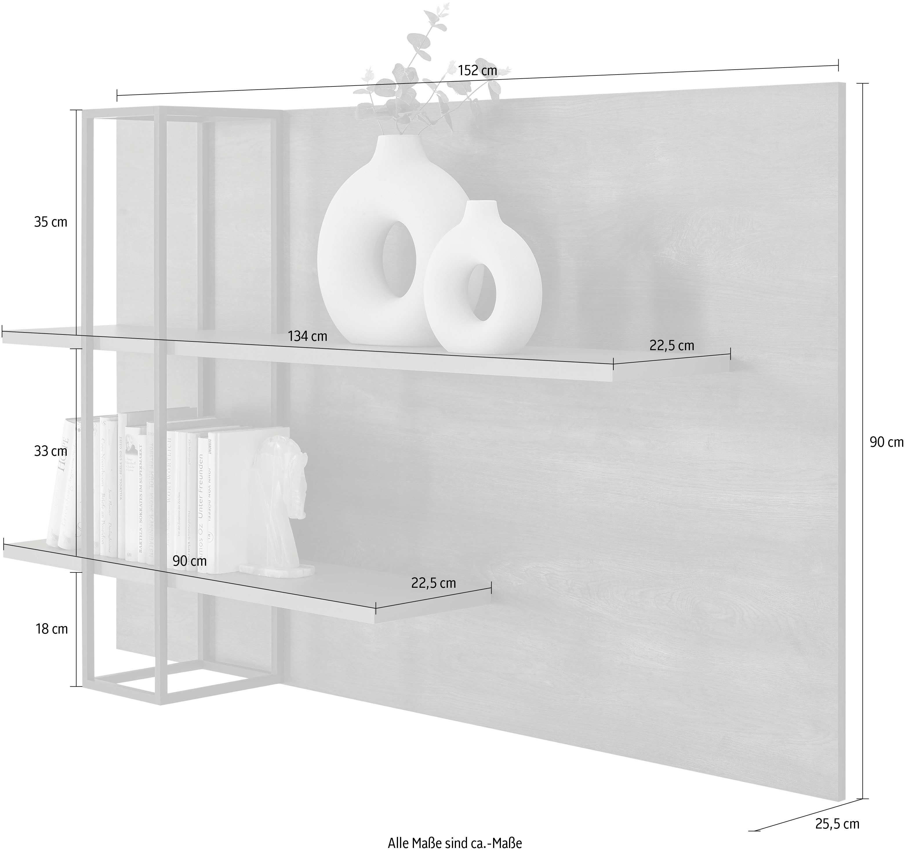 INOSIGN Wandplank Largo Breedte ca. 152 cm