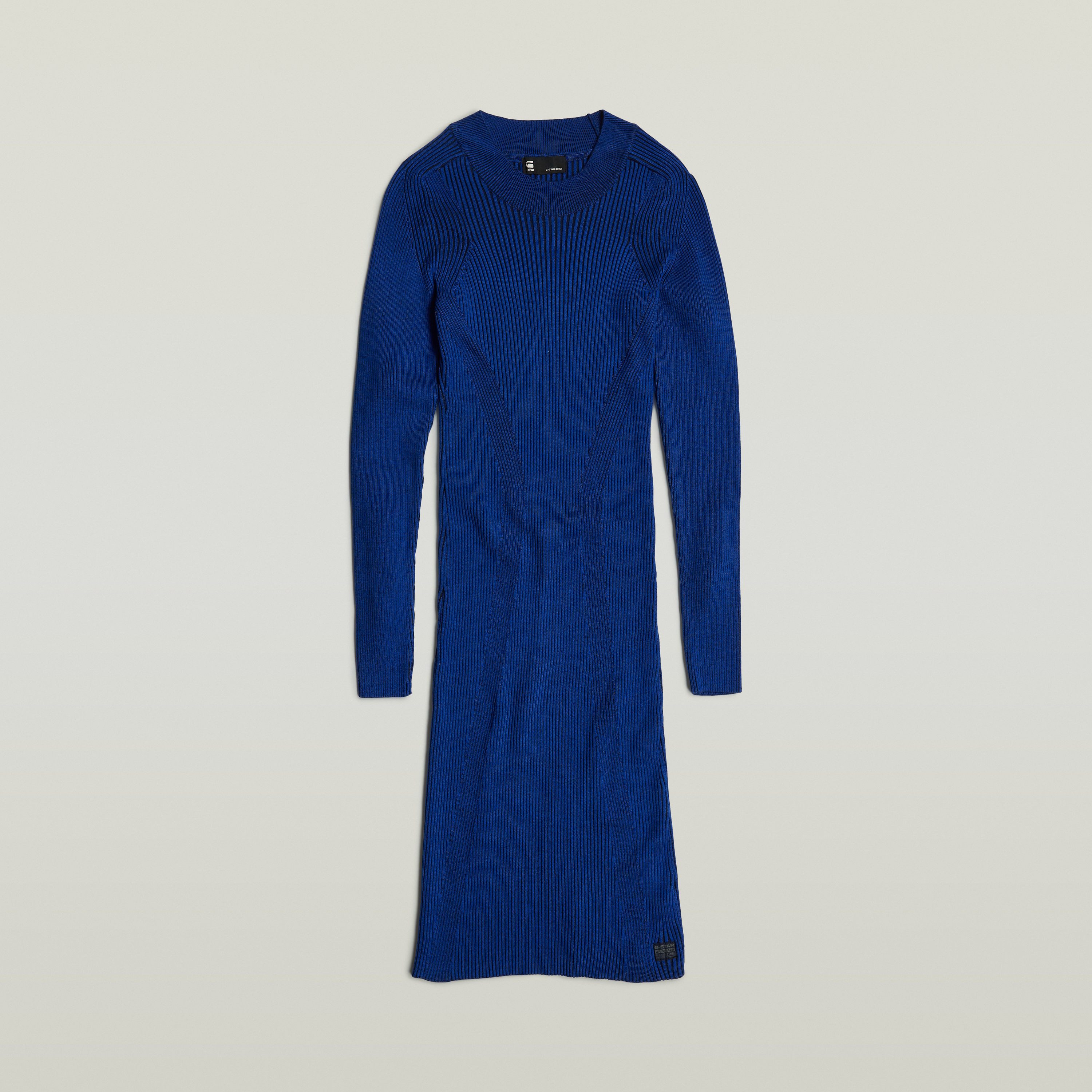 G-Star RAW Gebreide jurk Plated Slim Knit Dress