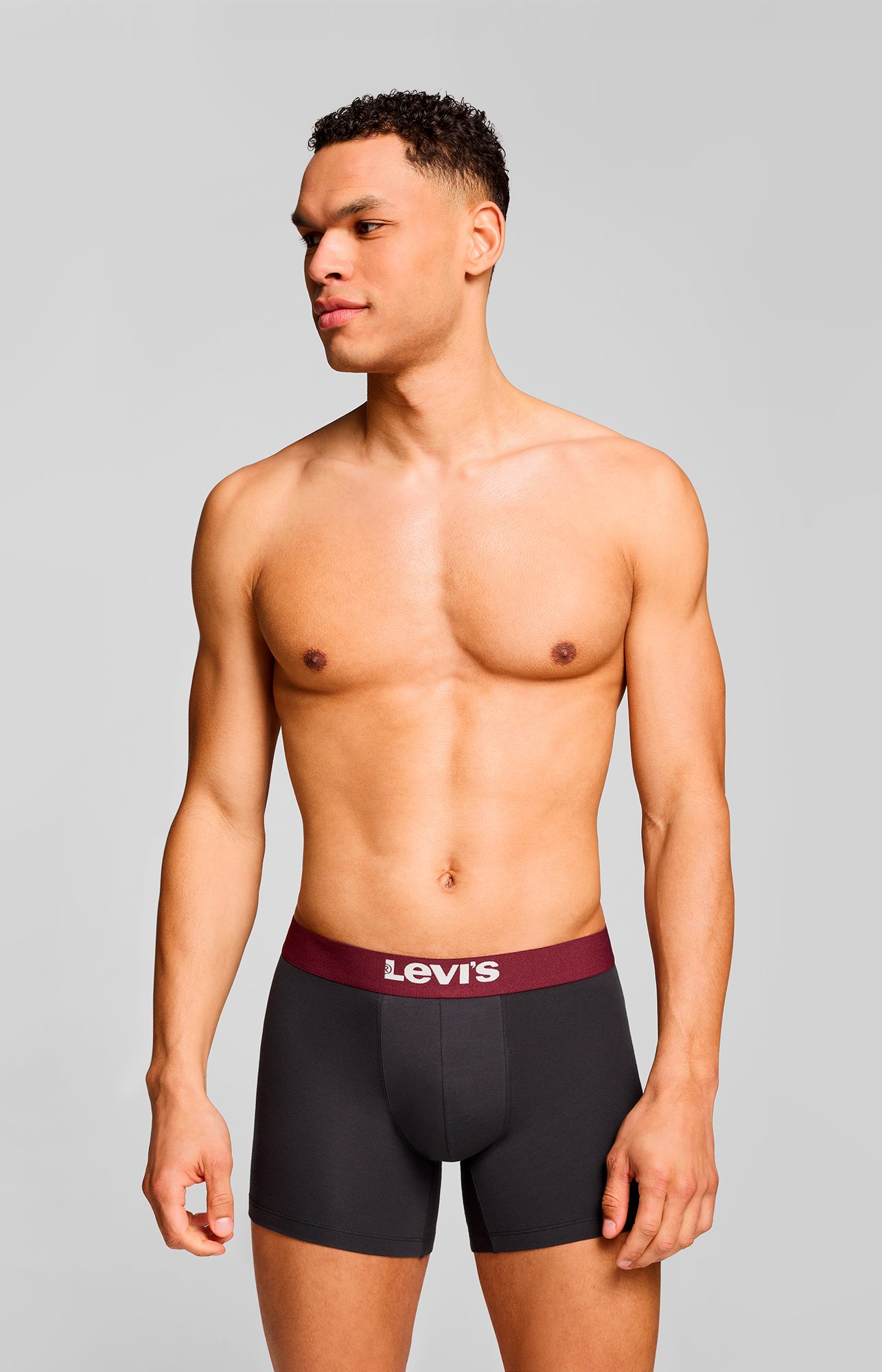 Levi's® Boxershort LEVIS MEN SLD BASC BOXER BRIEF ORG CO 2P (Set van 2)
