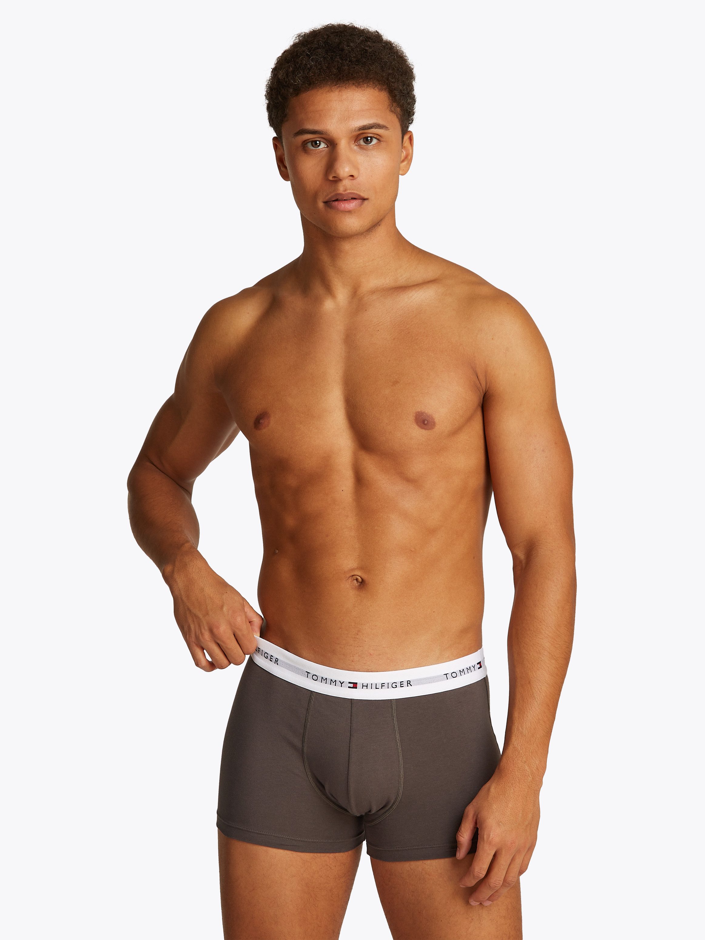 Tommy Hilfiger Underwear Boxershort 3P TRUNK met een logo-opschrift (3 stuks)
