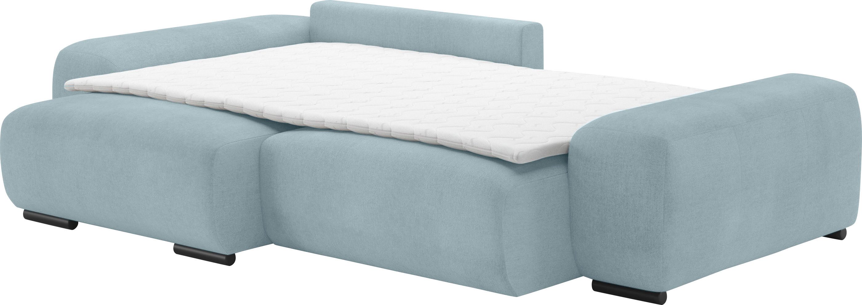 Mr. Couch Hoekbank Sundance II Doorlopende slaper met EasyBett-slaapfunctie, bedlade