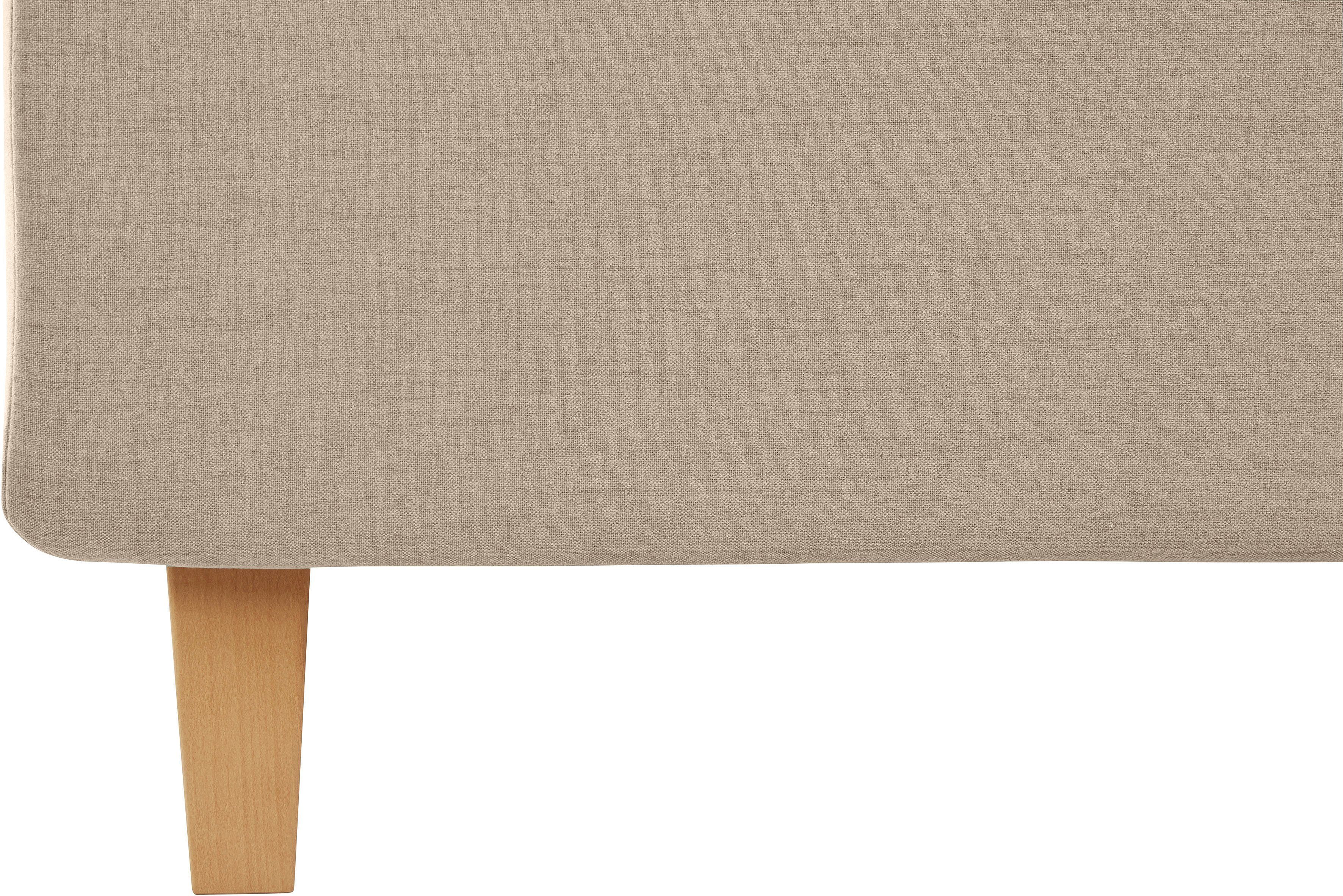 Home affaire Gestoffeerd bed Sunley 100 Kruisstiksel, hoofdbordhoogte 102 cm, zonder of met matras/lattenbodem