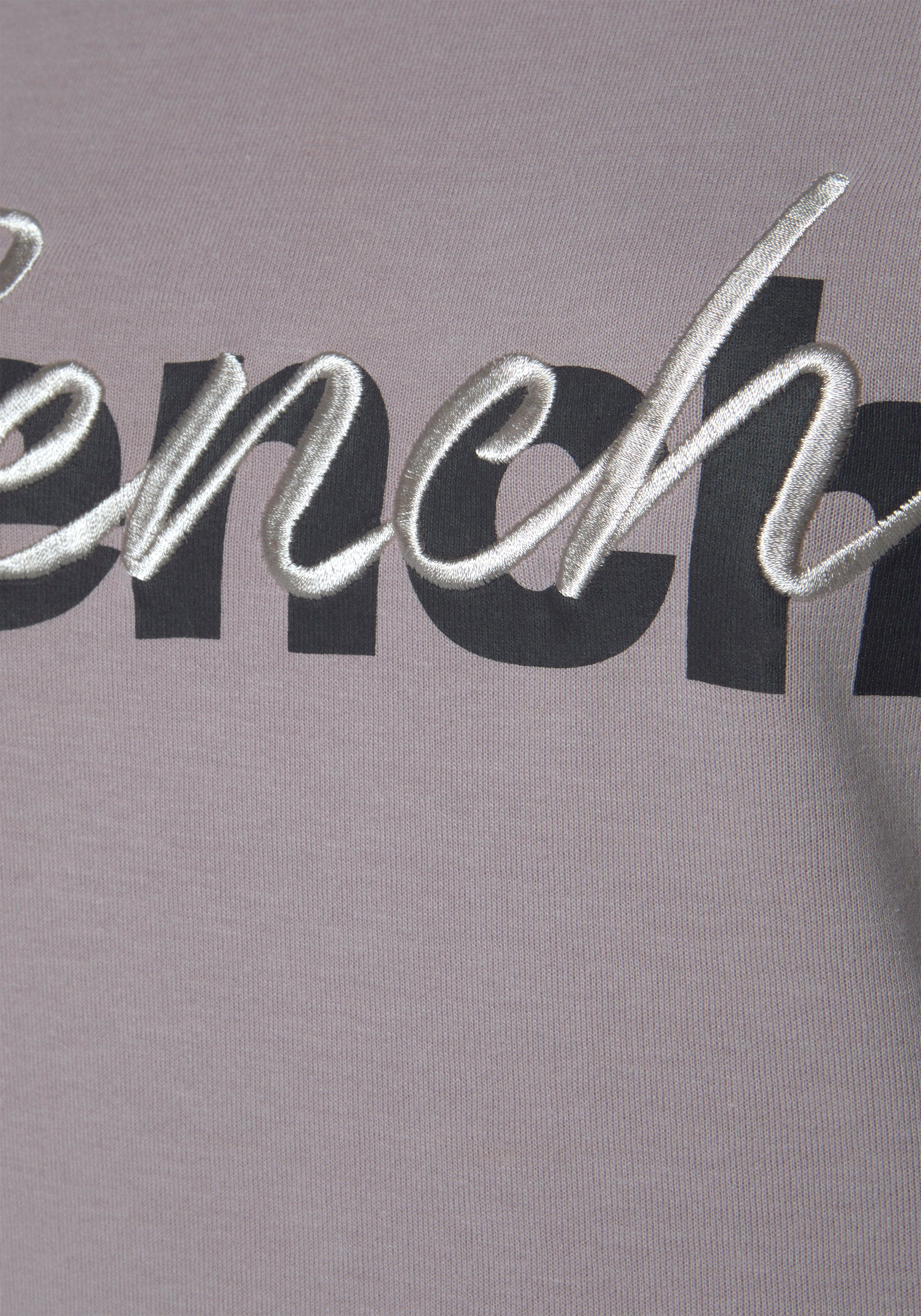Bench. Loungewear Sweatshirt met logoprint en borduurwerk, loungepak