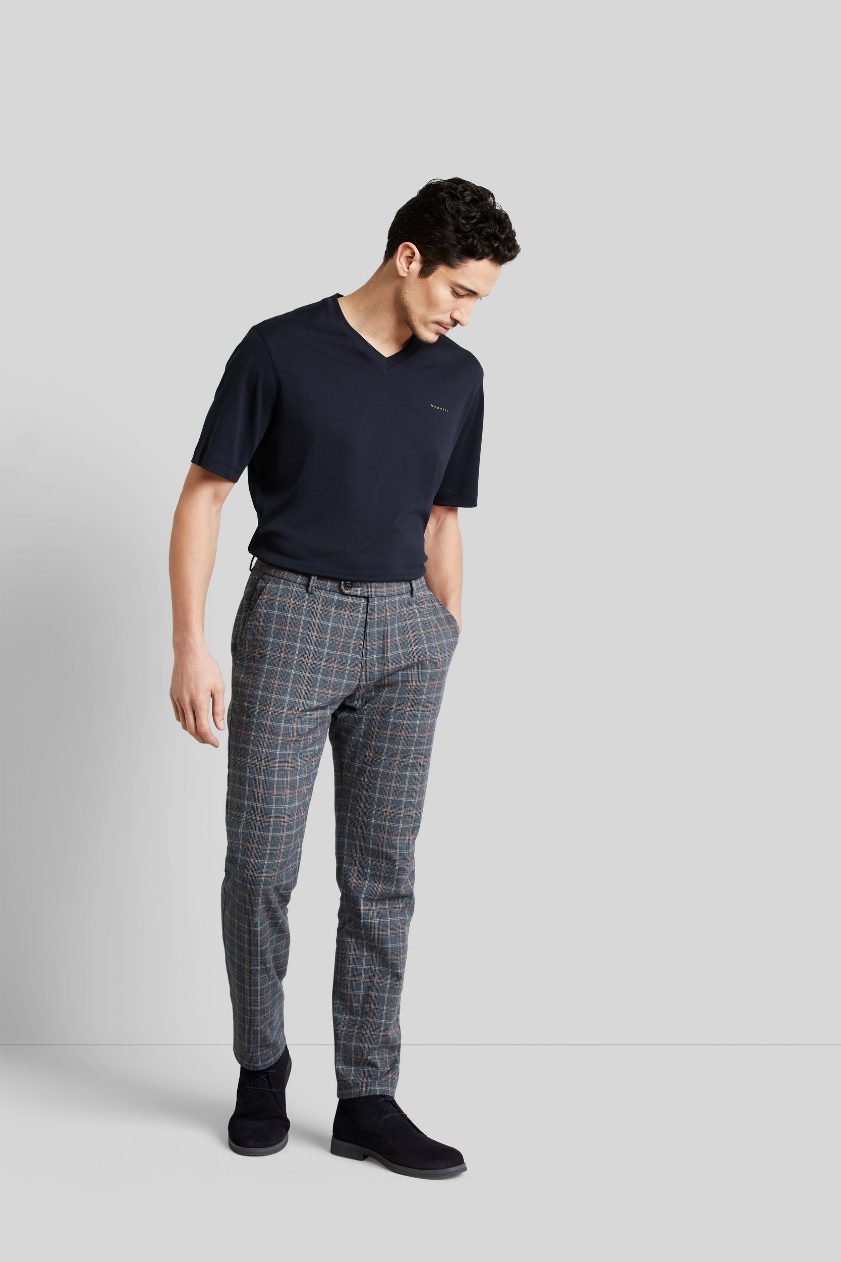 Bugatti Chino met klassiek ruitmotief