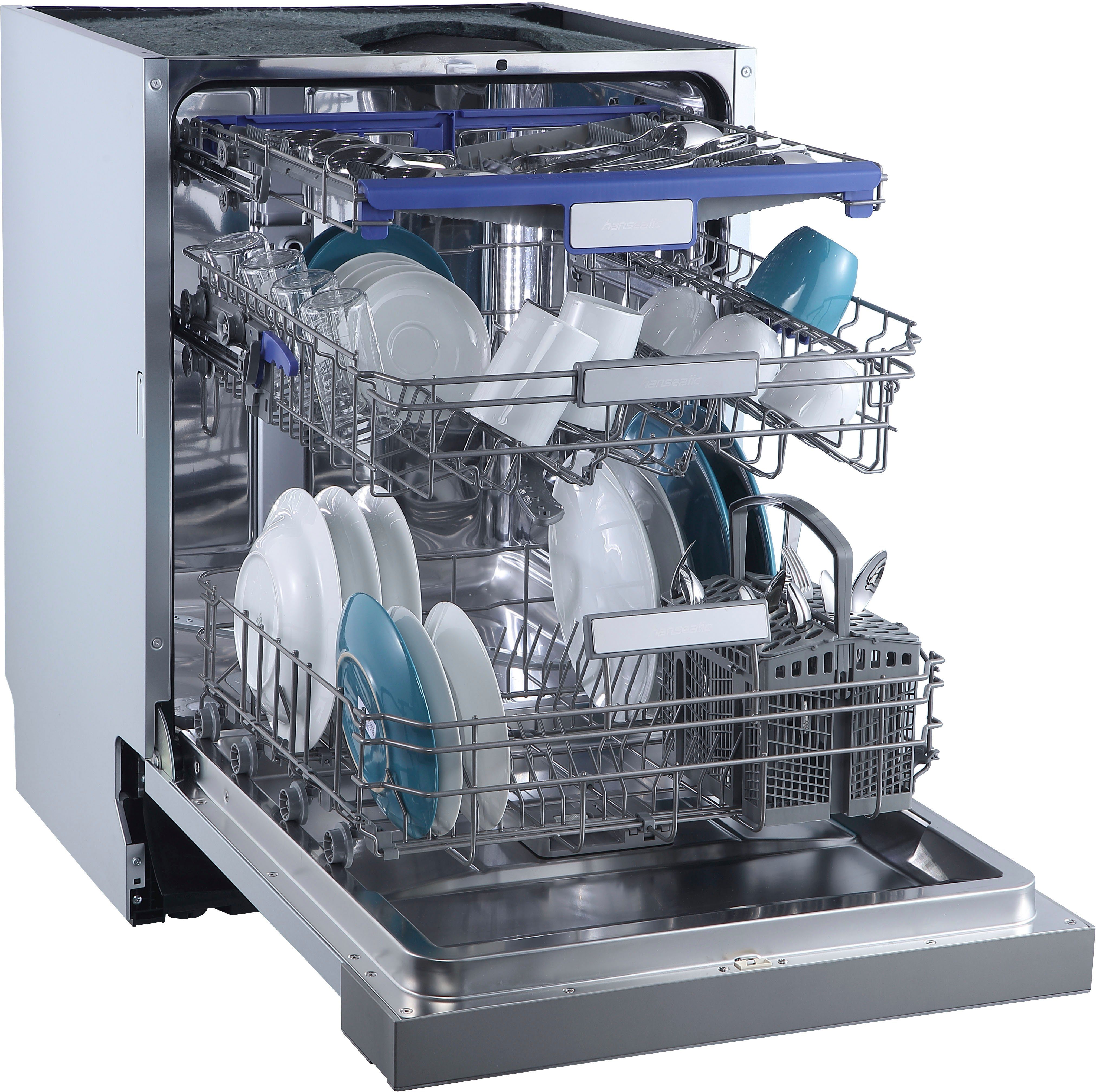Hanseatic Semi-geïntegreerde vaatwasser HGTI6082C14T7735ES, 81,5 cm x 59,8 cm