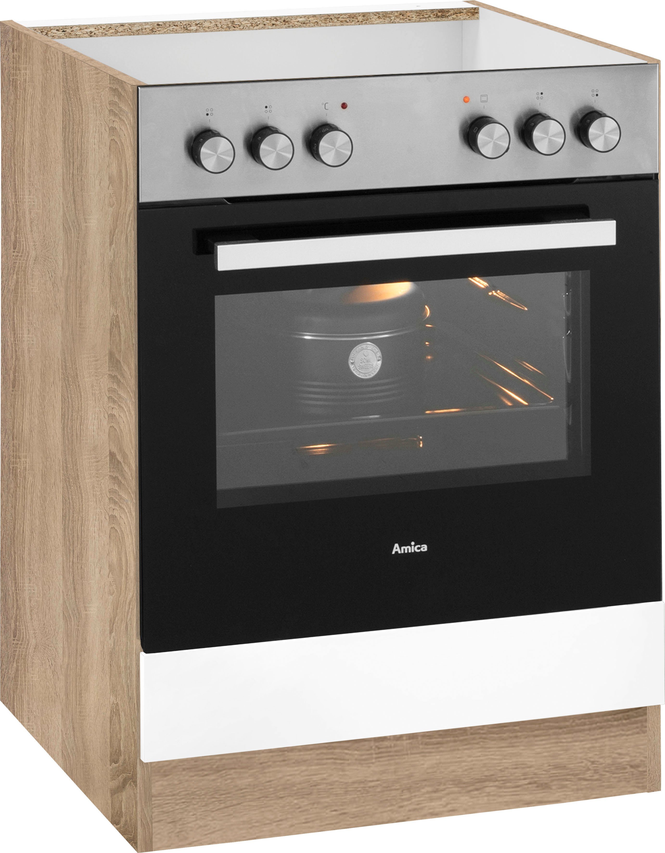 wiho Küchen Ombouwkast voor oven Cali 60 cm breed, zonder werkblad