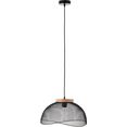 places of style hanglamp elmwood zwart, metaal-hout, e27 max. 40 w zwart