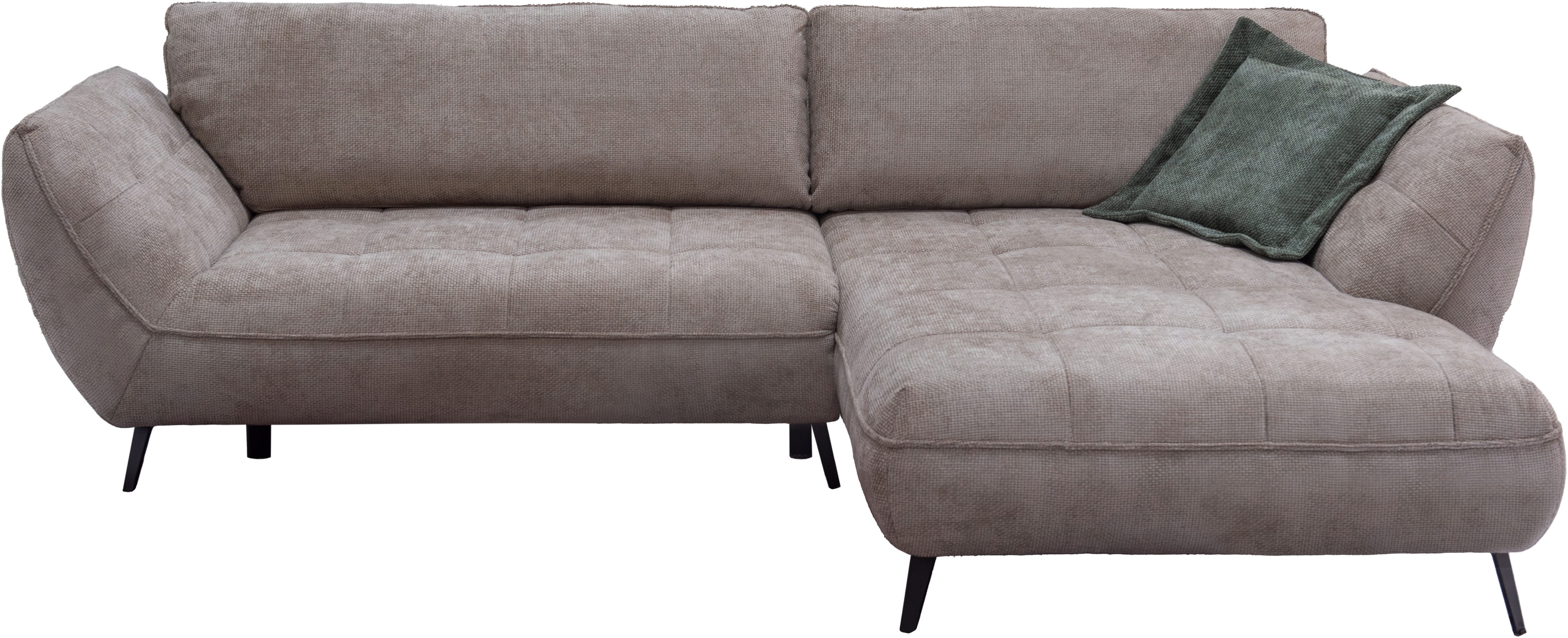 exxpo - sofa fashion Hoekbank Samoa, comfortabel en modern, met Easy-Lift bedfunctie, L-vorm