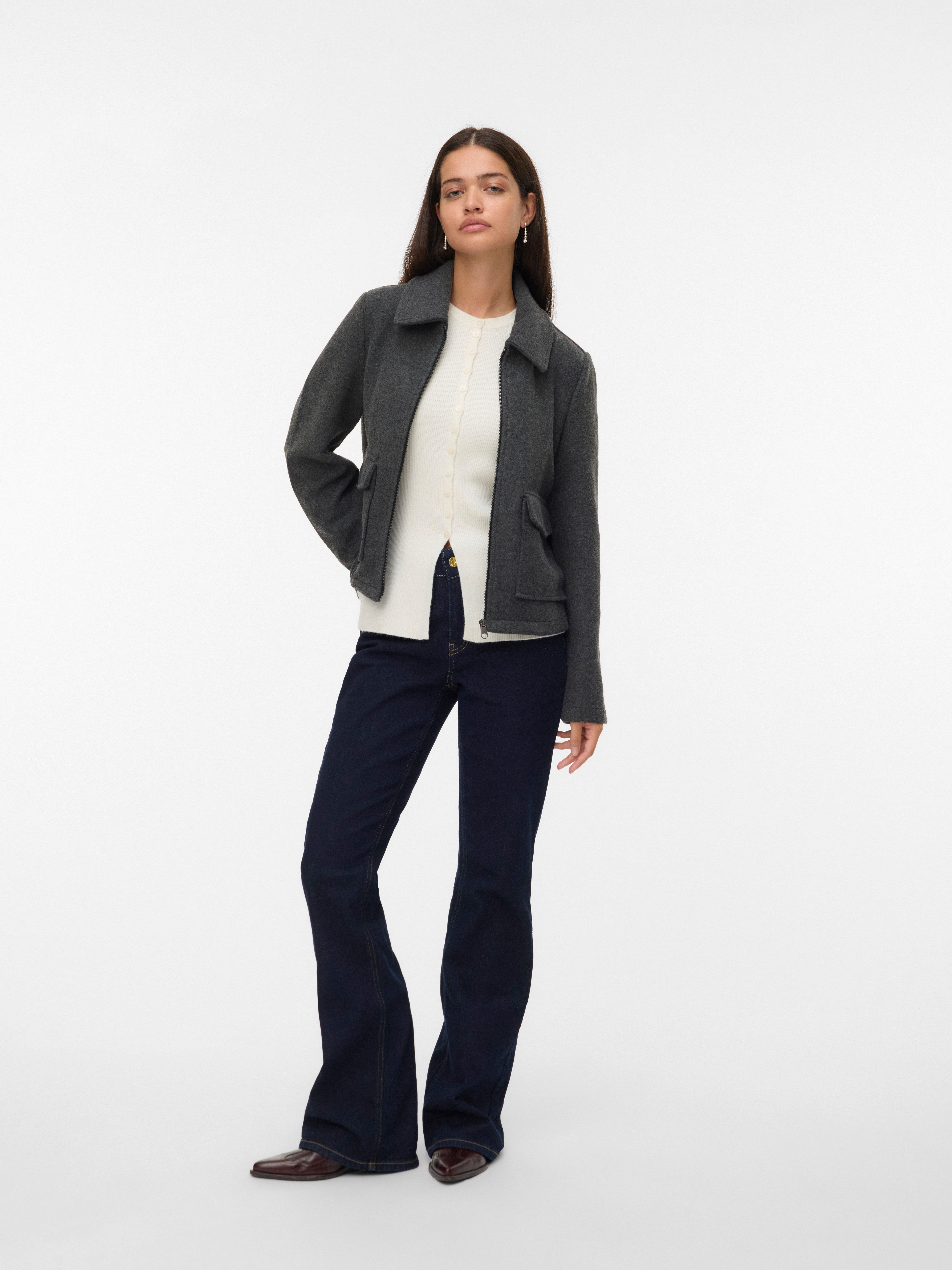 Vero Moda Kort jack VMSAFIR SHORT JACKET GA NOOS