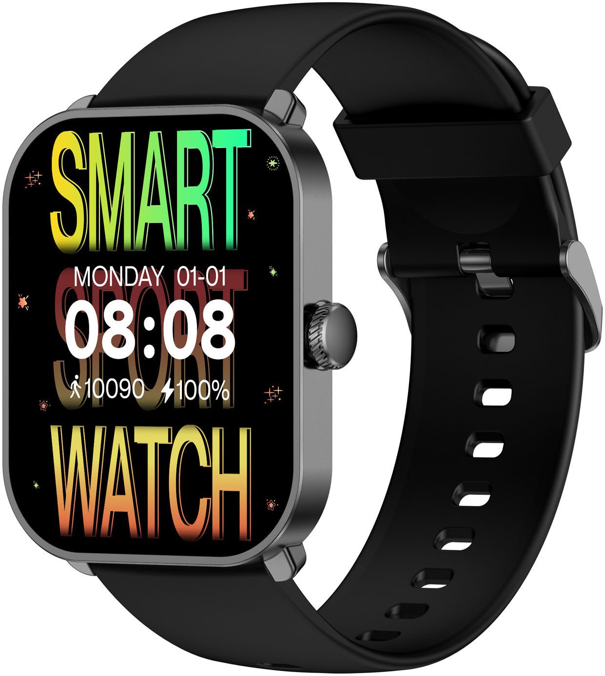 SMARTY 2.0 Smartwatch (set, 2-delig, Met wisselband)
