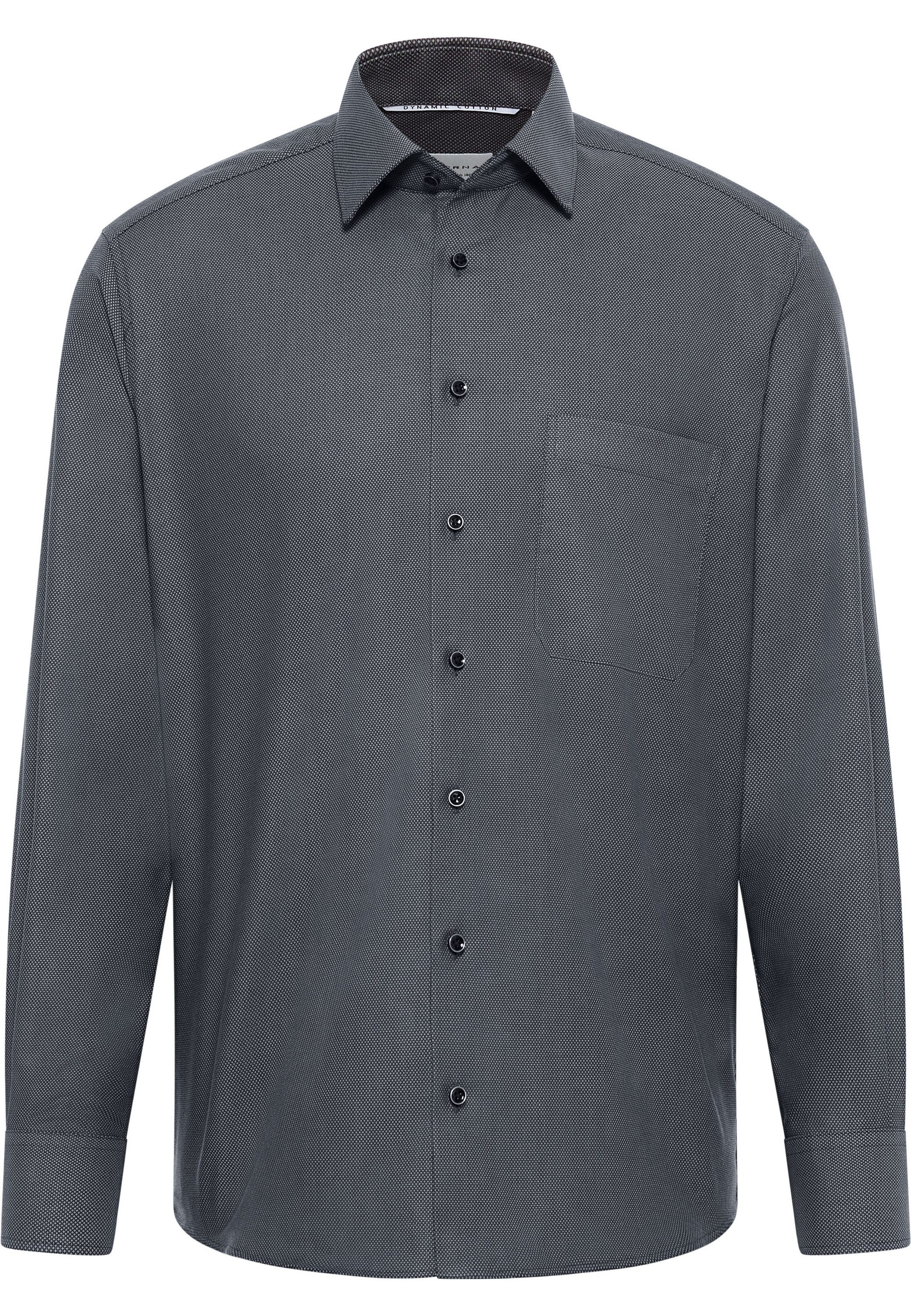 Eterna Overhemd met lange mouwen Comfort fit NON IRON (strijkvrij)