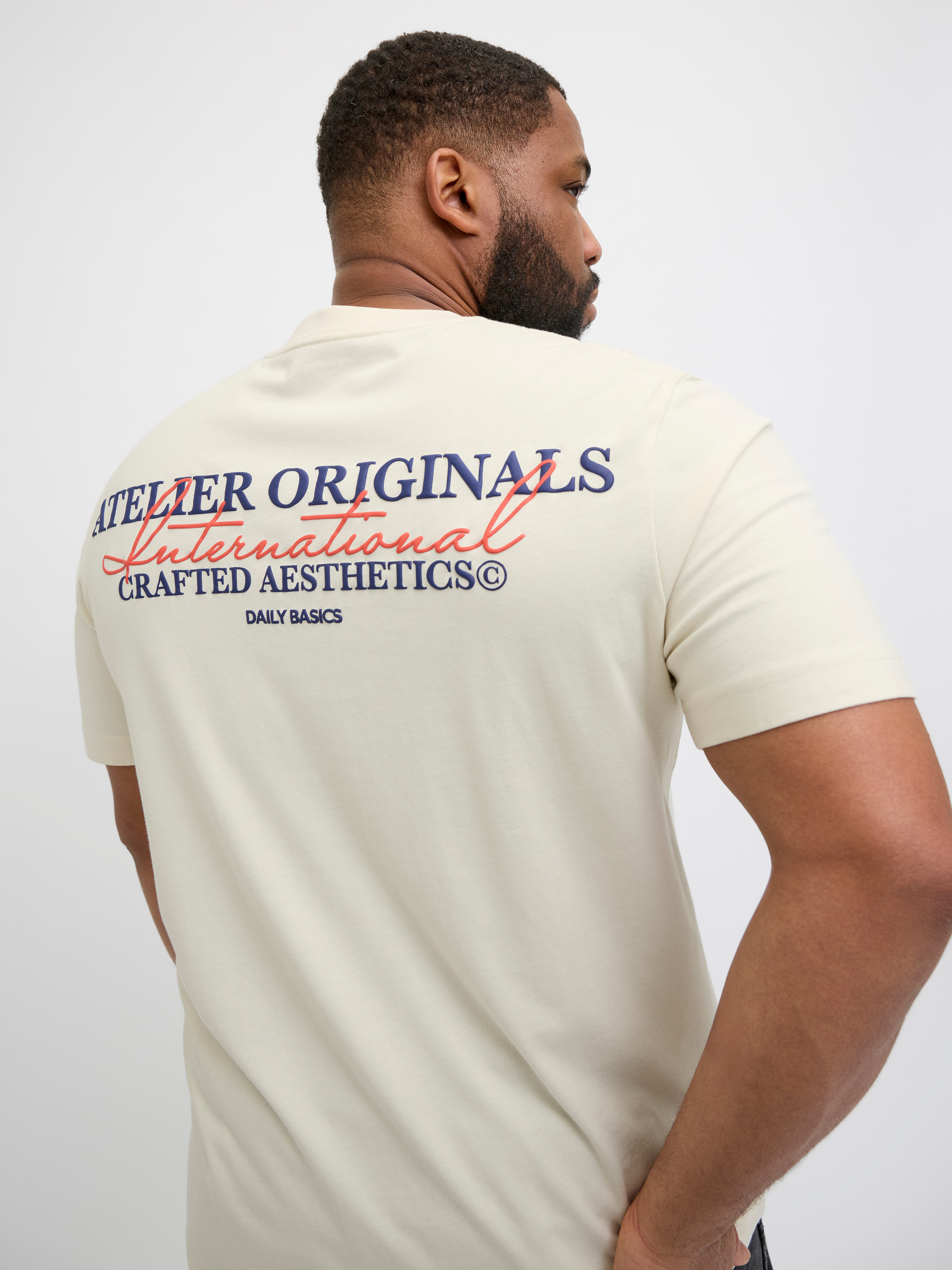 Jack & Jones PlusSize Shirt met korte mouwen JORISLINGTON TYPE TEE SS CREW NECK PLS