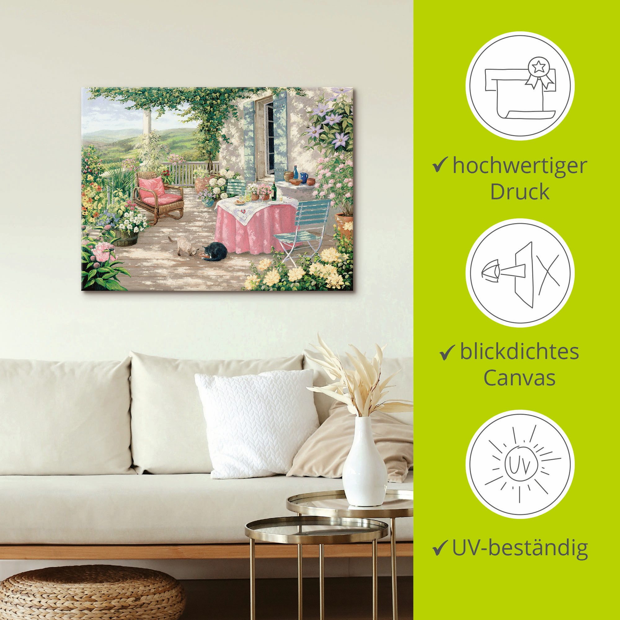 Artland Artprint Brunch als artprint op linnen, poster in verschillende formaten maten