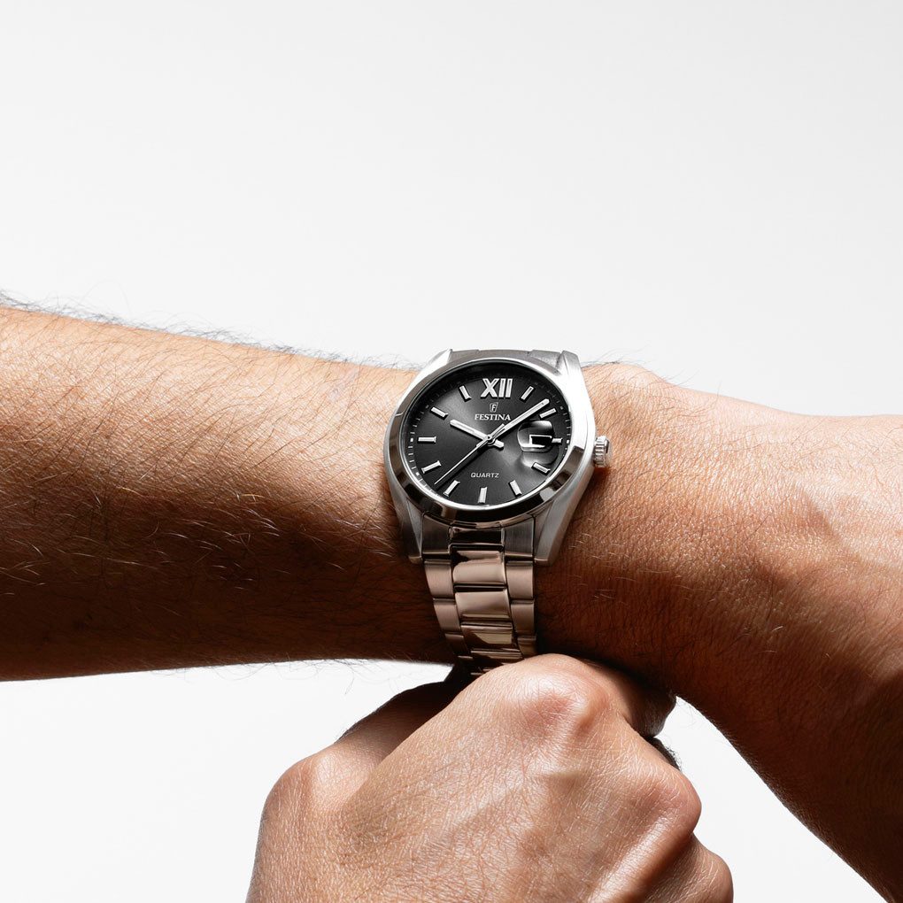 Festina Kwartshorloge Horloge, dameshorloge, herenhorloge, stalen band, analoog, dag