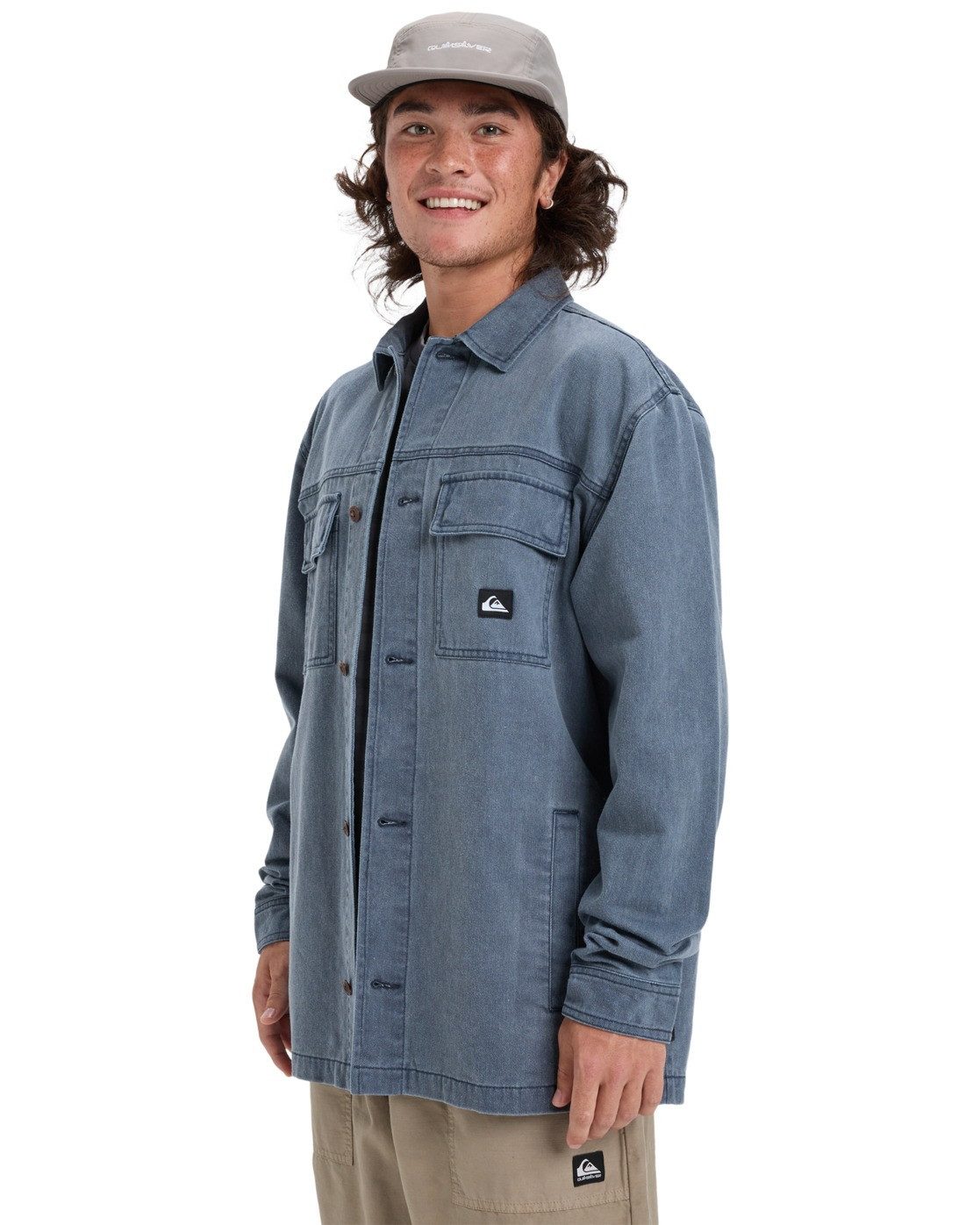 Quiksilver Overhemd met lange mouwen Mohab Washed Twill
