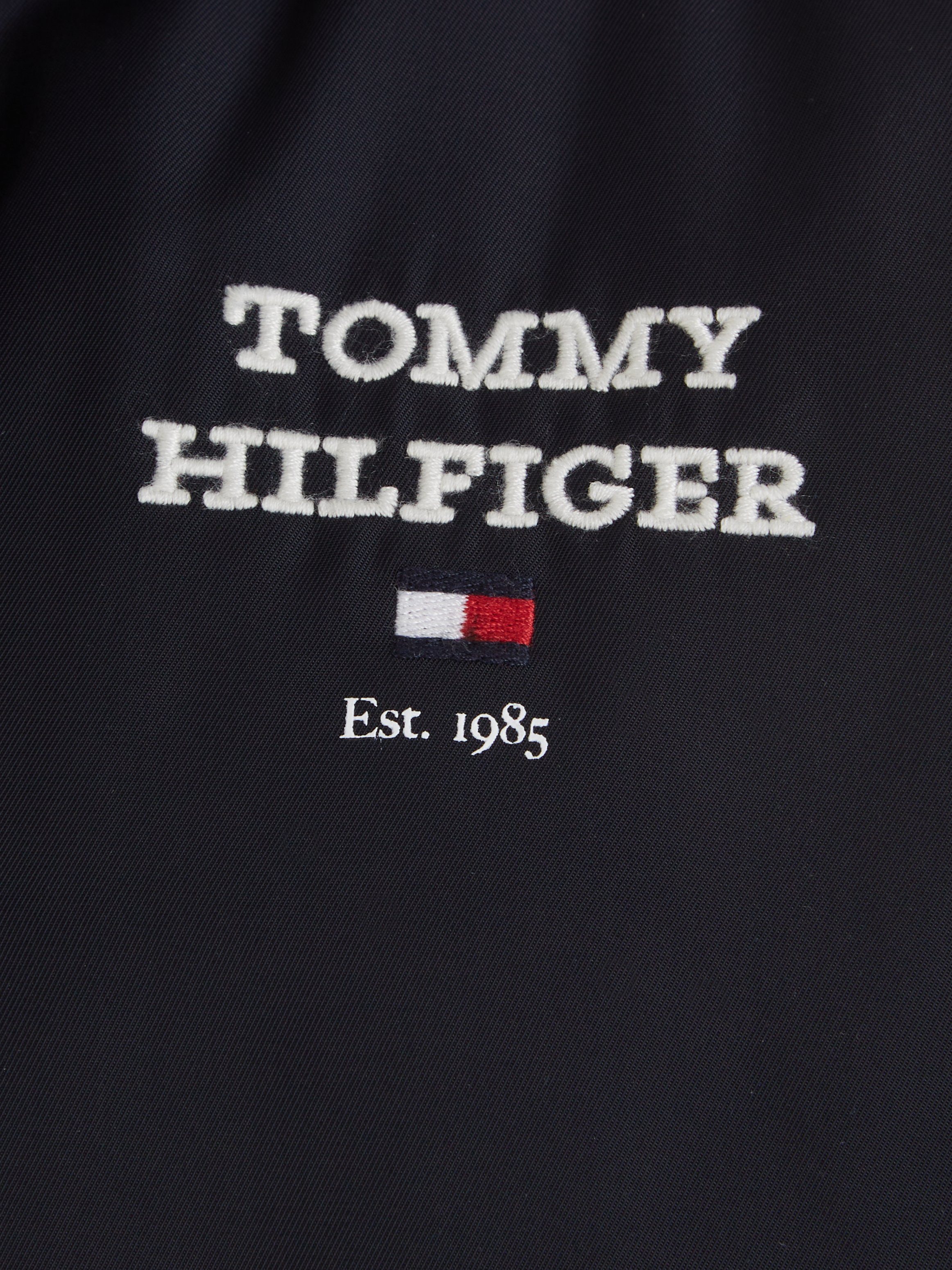 Tommy Hilfiger Bomberjack TH LOGO BOMBER JACKET met logoborduursel op borsthoogte