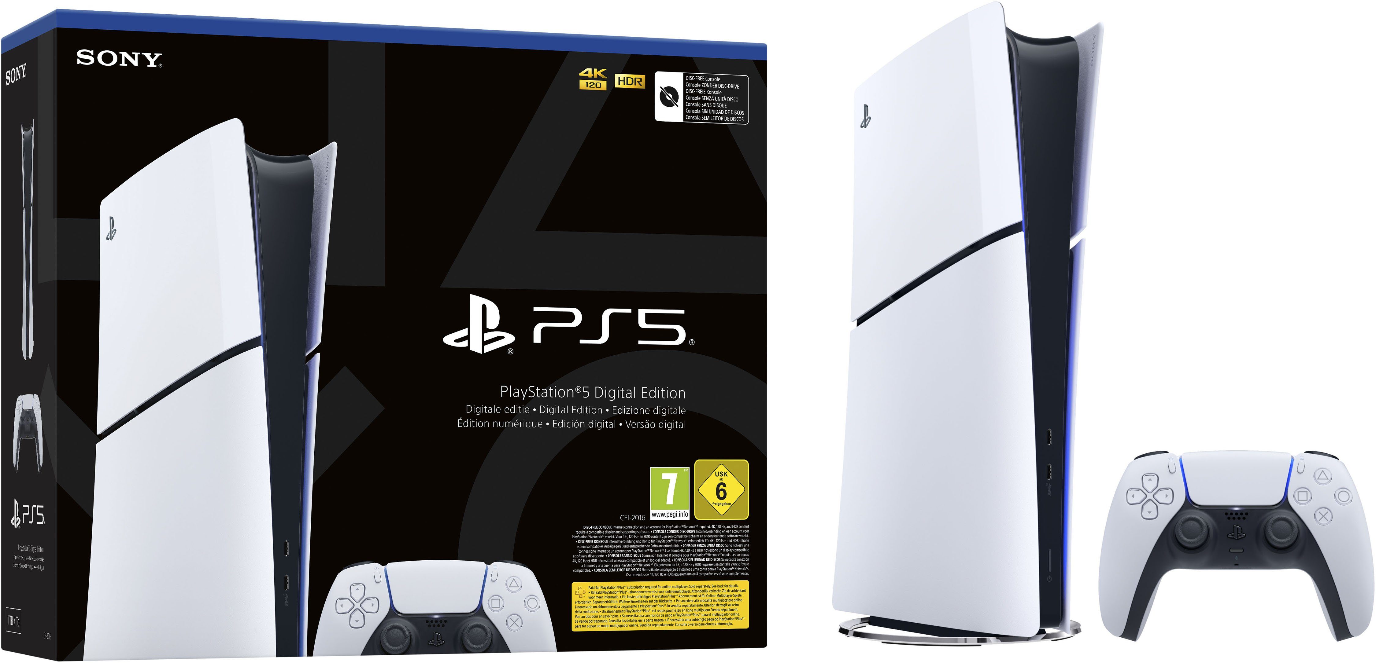 PlayStation 5 Gameconsole Digitale editie (slim)