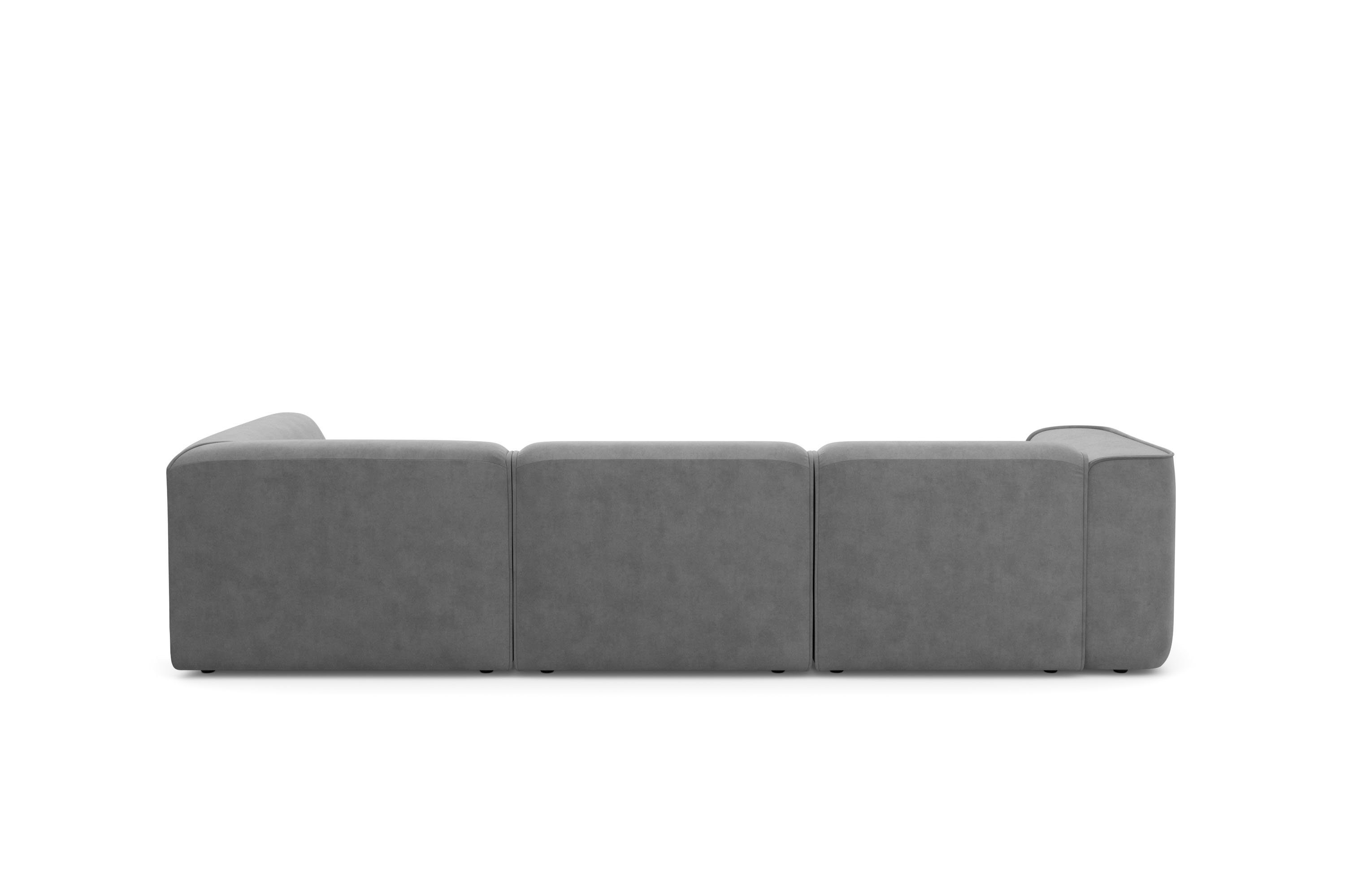 RAUM.ID Hoekbank Merid L-vorm, altijd uitbreidbaar met modules, B/D/H: 295/162/70 cm