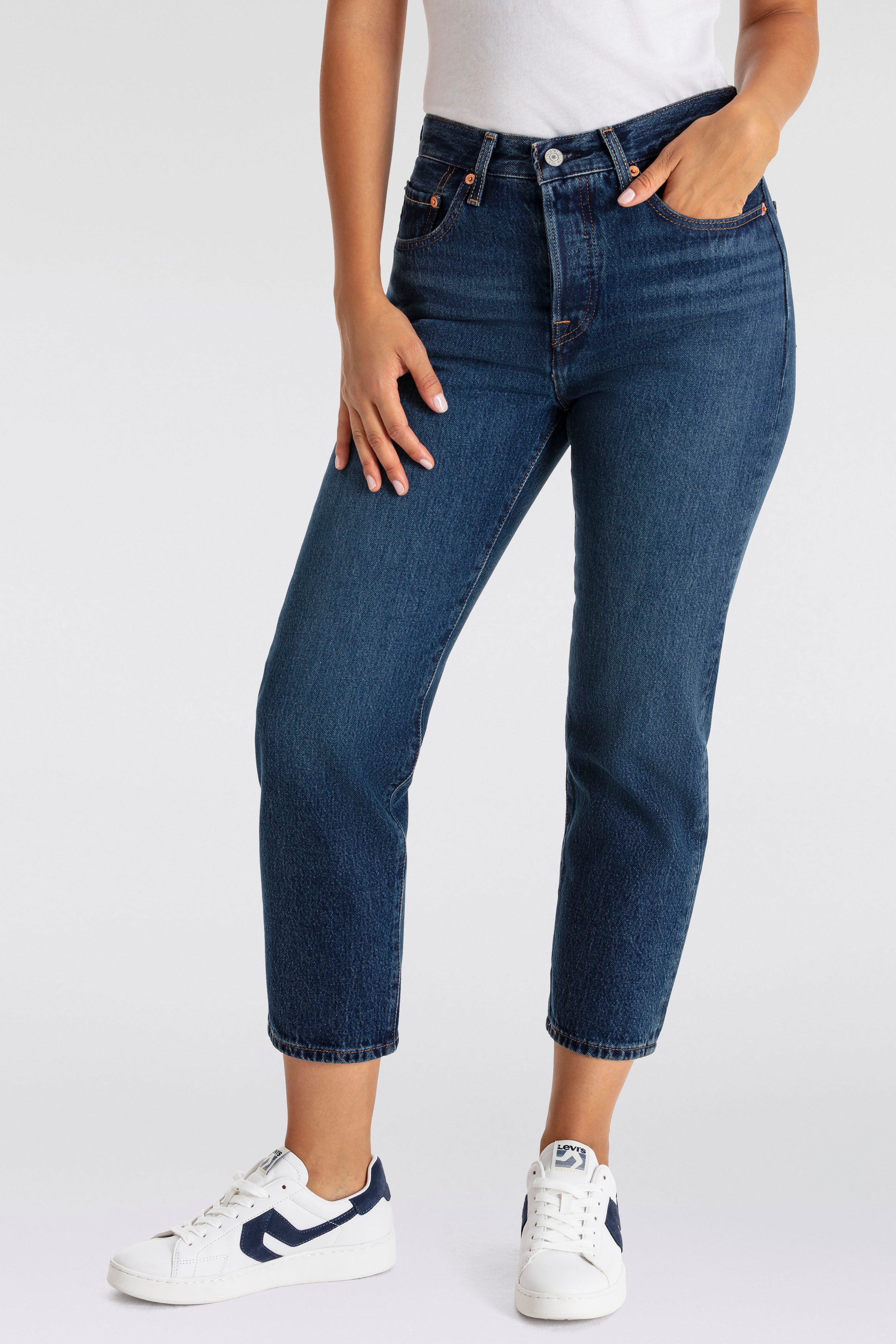 Levi's 7/8 jeans 501 CROP 501 collectie, 5-pocket-stijl