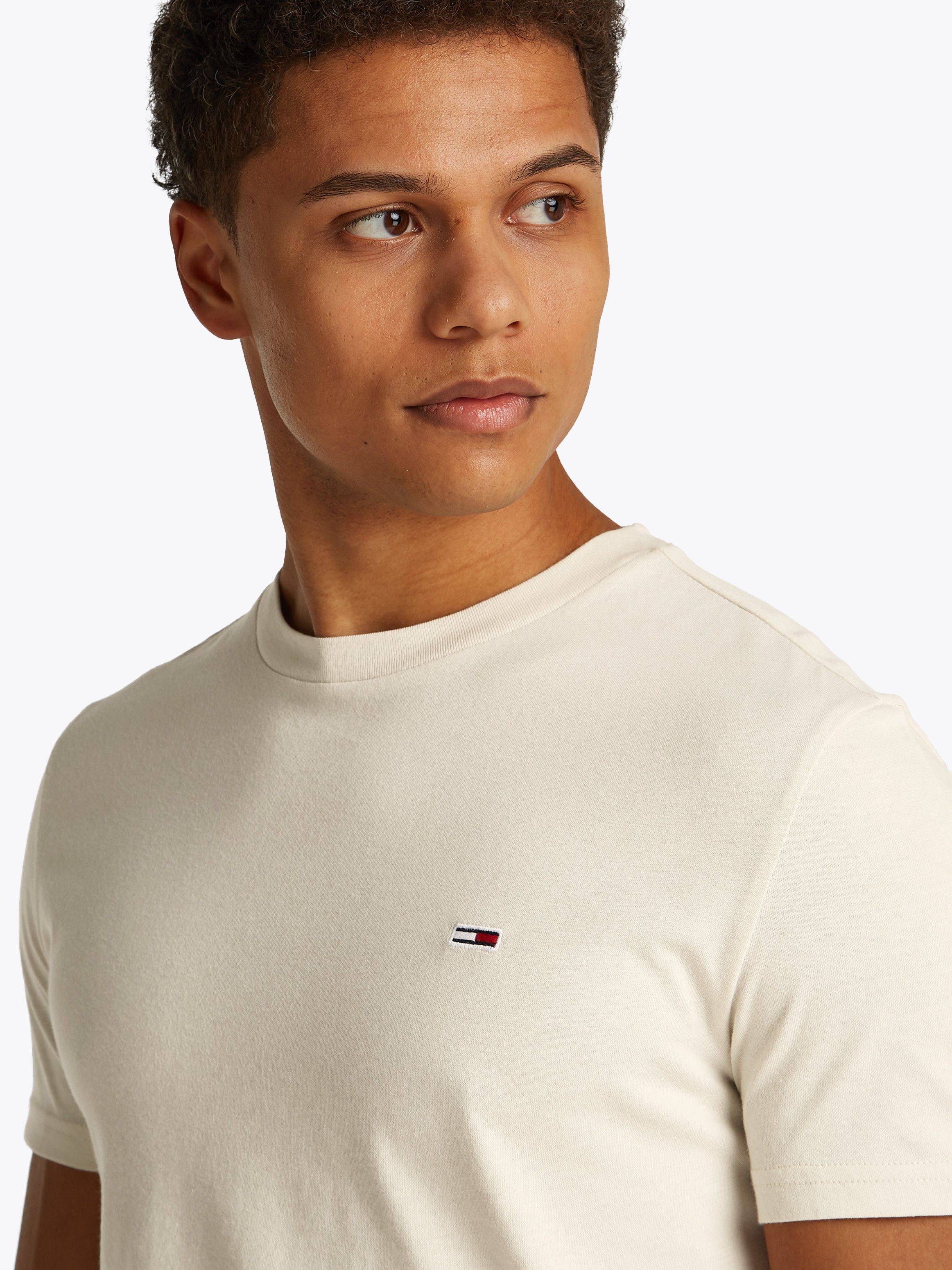 TOMMY JEANS Shirt met ronde hals TJM XSLIM 2PACK JERSEY TEE EXT (Set van 2)
