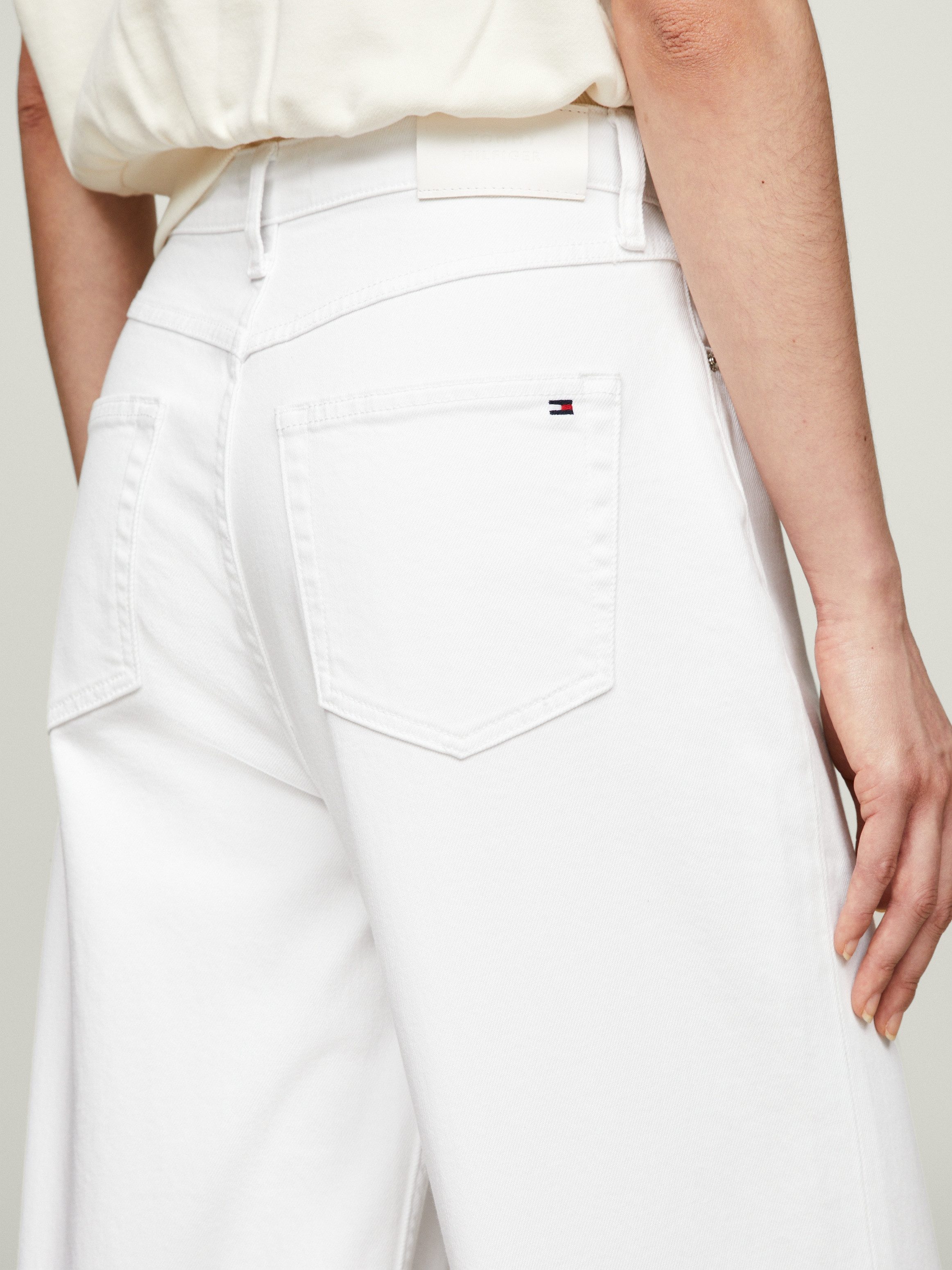 Tommy Hilfiger Straight jeans RELAXED STRAIGHT HW PAM met tommy hilfiger logo-badge