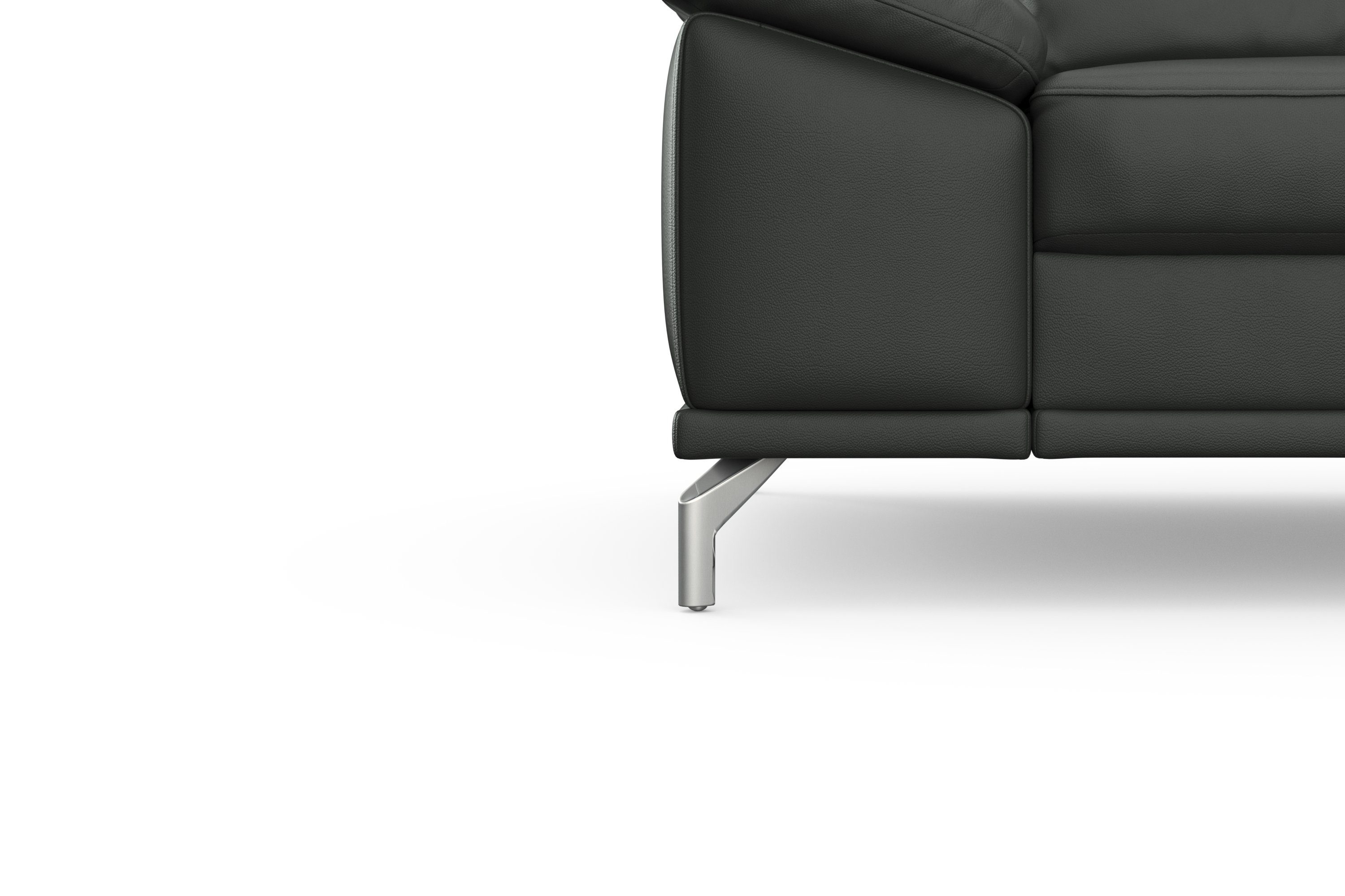 sit&more Hoekbank Cabrio L-vorm, met zitdiepteverstelling, arm- en hoofdsteunverstelling