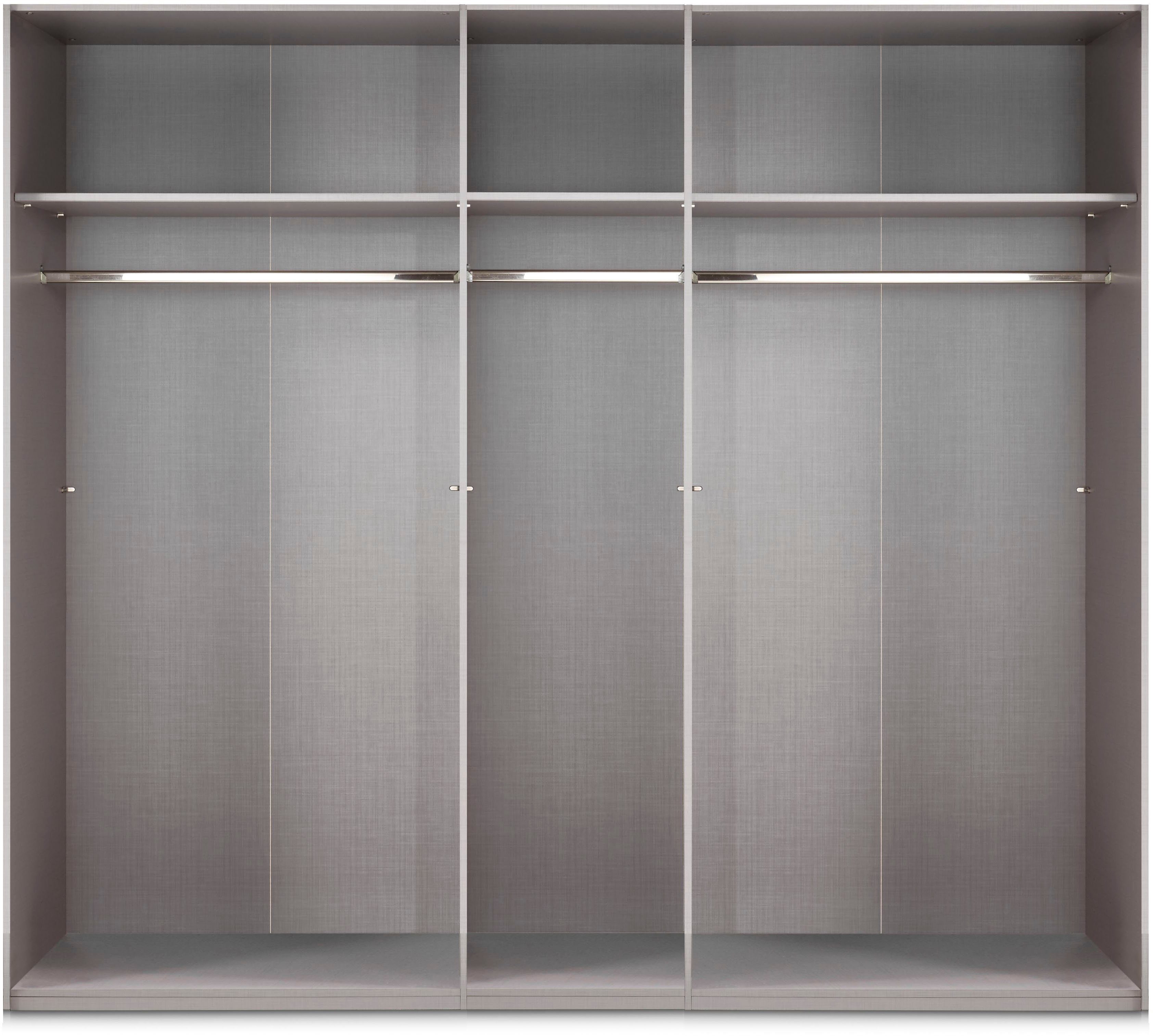 Wimex Slaapkamerserie Stockholm, rustieke look in industrieel ontwerp 6-delig, kledingkast met spiegel, bed inclusief lades (set)